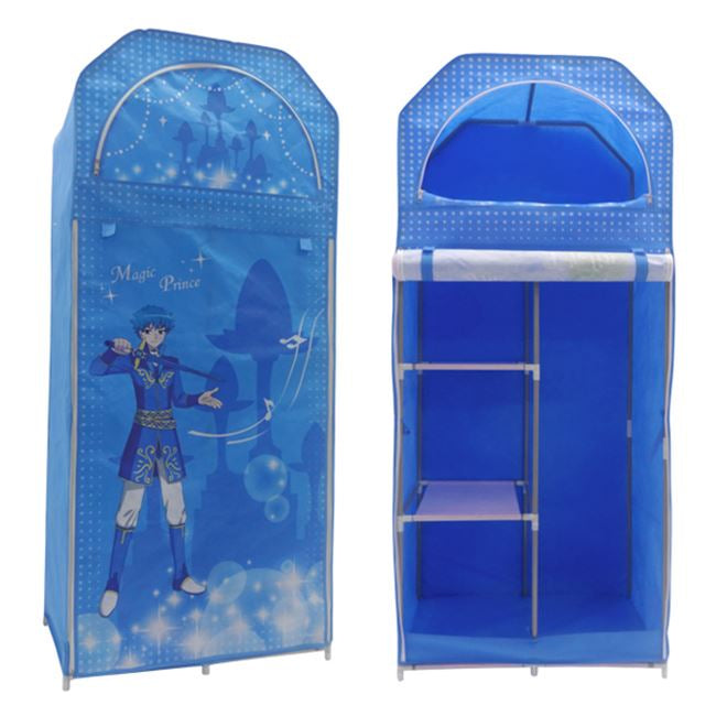 Детски гардероб от плат  син цвят 70X43X157 см