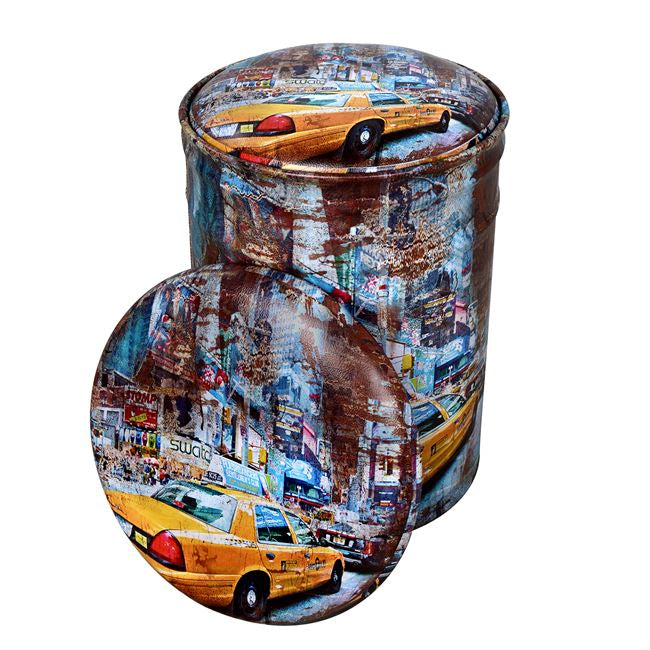 Комплект 2бр.табуретки жълти  коли