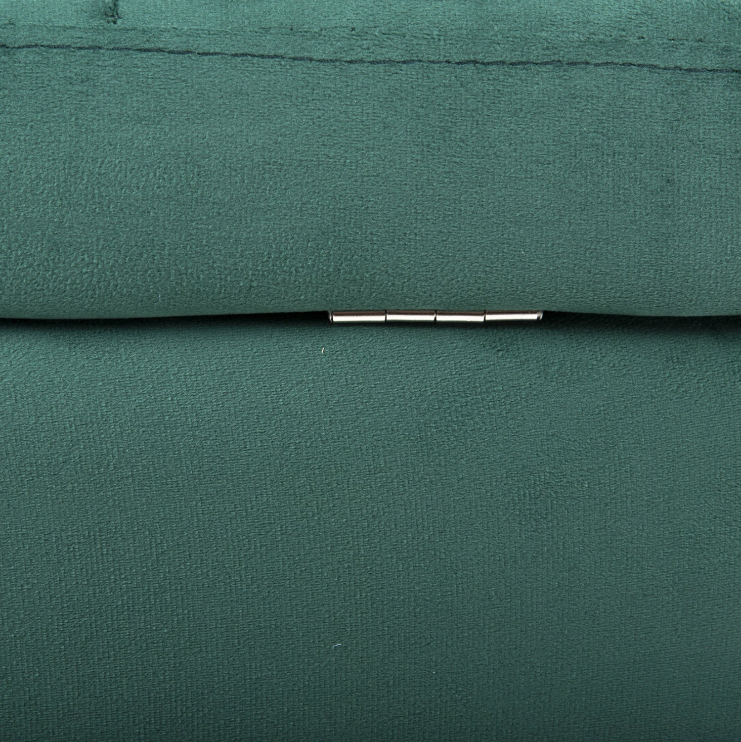 Табуретка-куфар с място за съхранение  кипарис кадифе 90x50x52см