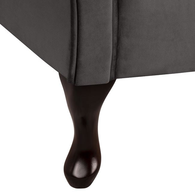 Диван честърфилд 2 - сиво кадифе