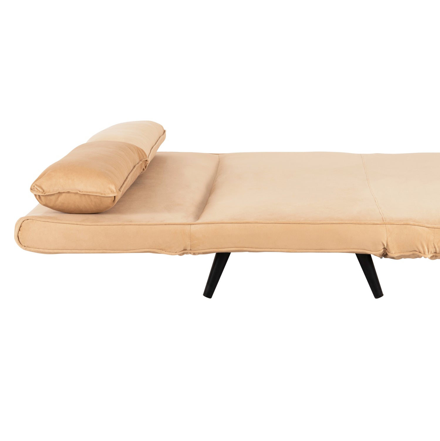 Легло за 2 места asma с бежово кадифе 140x80x77см.