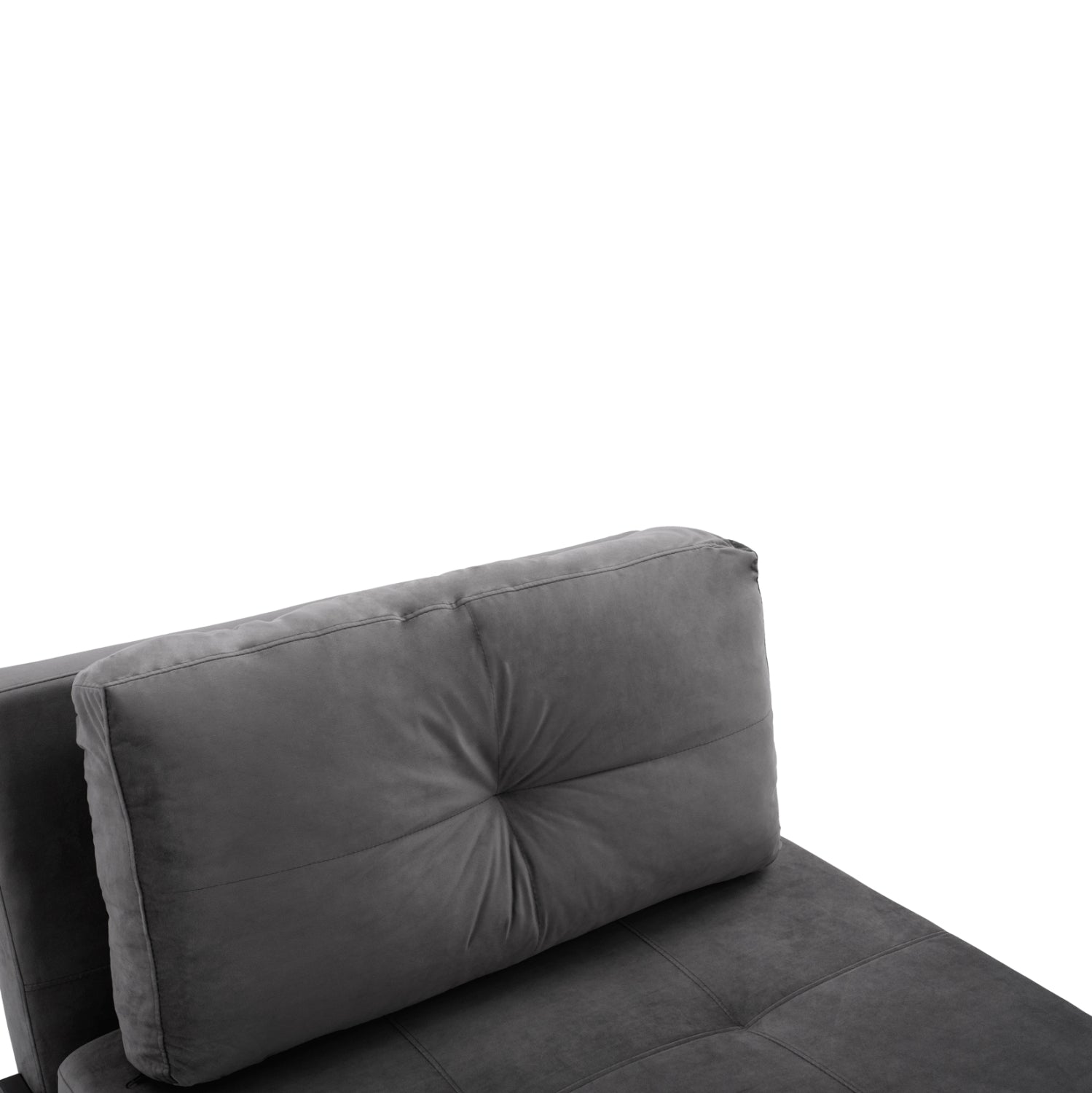 Легло-фотьойл KONSTANS в сиво кадифе 95x92x66в см