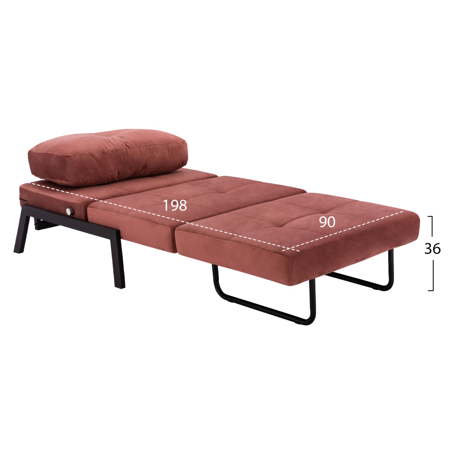 КРЕСЛО ЛЕГЛО, ГНИЛА ЯБЪЛКА КАДИФЕ 95x92x66H см.