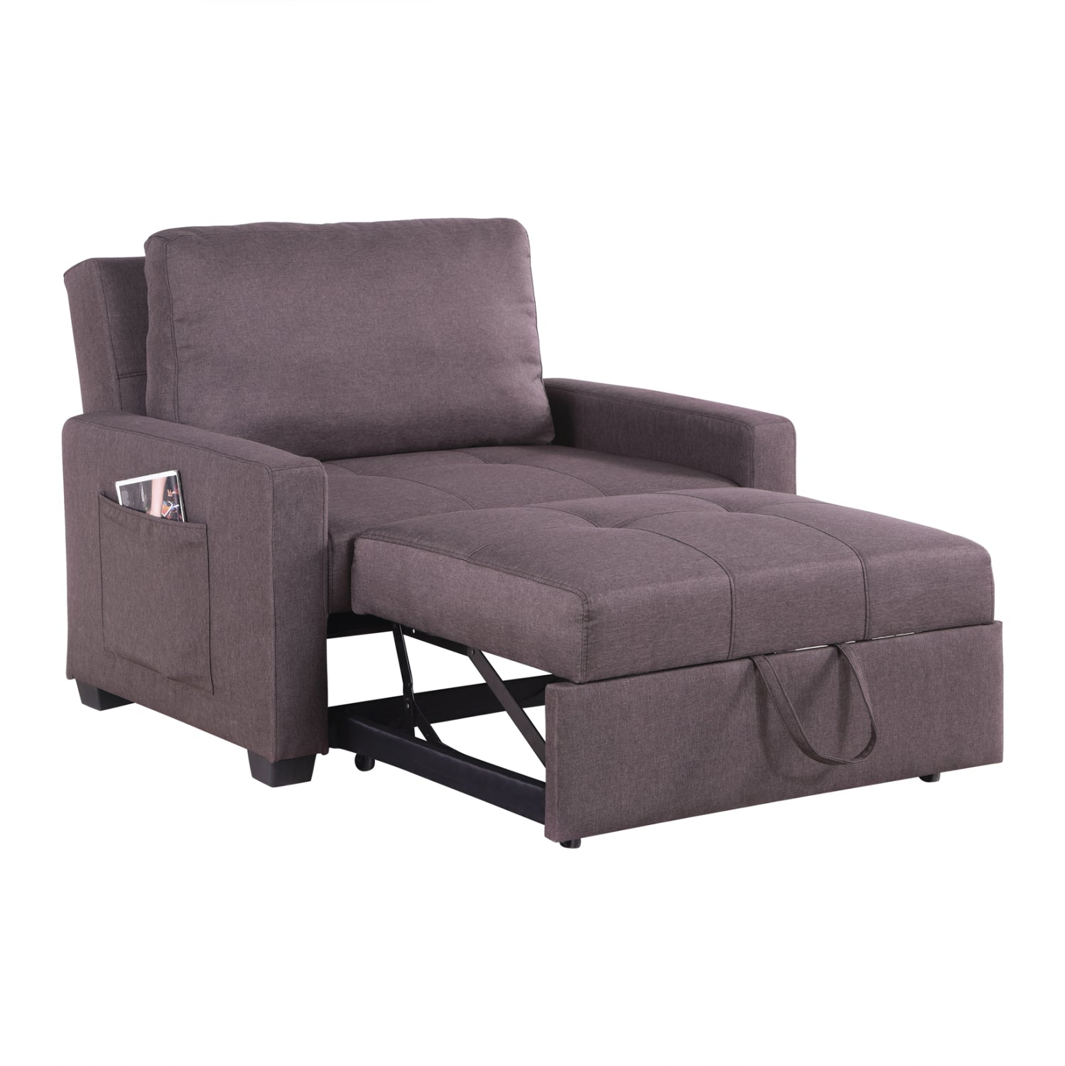 КРЕСЛО-ЛЕГЛО KANNA 112x96x85см. КАФЕ