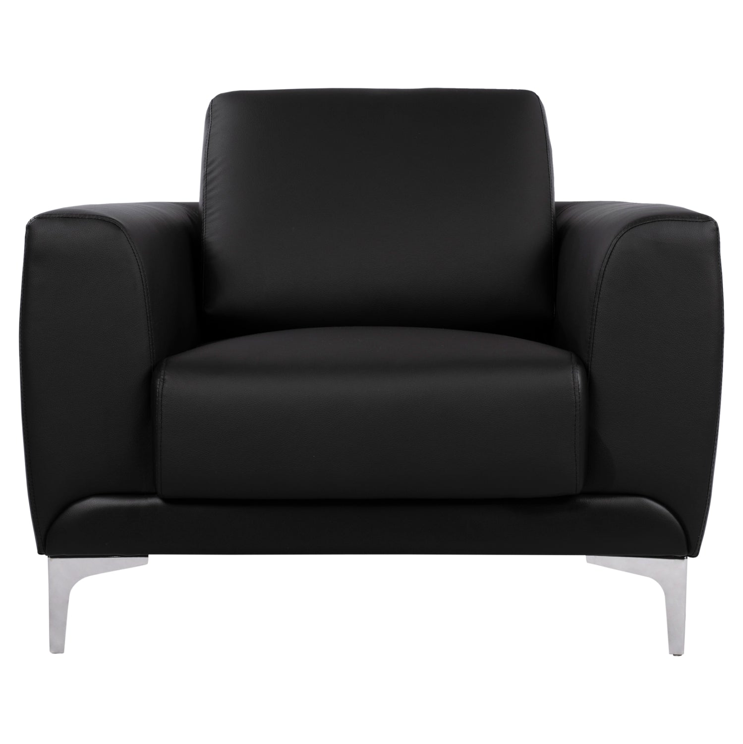 Фотьойл  KENZIE /-Черен PU 89x81x81