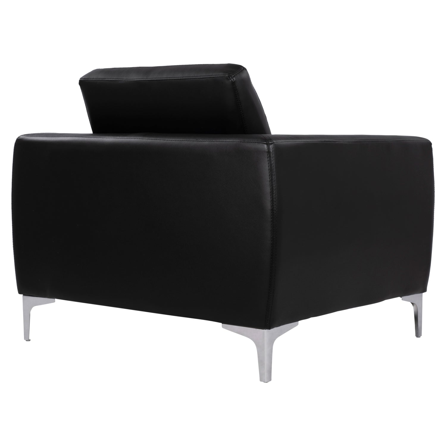 Фотьойл  KENZIE /-Черен PU 89x81x81