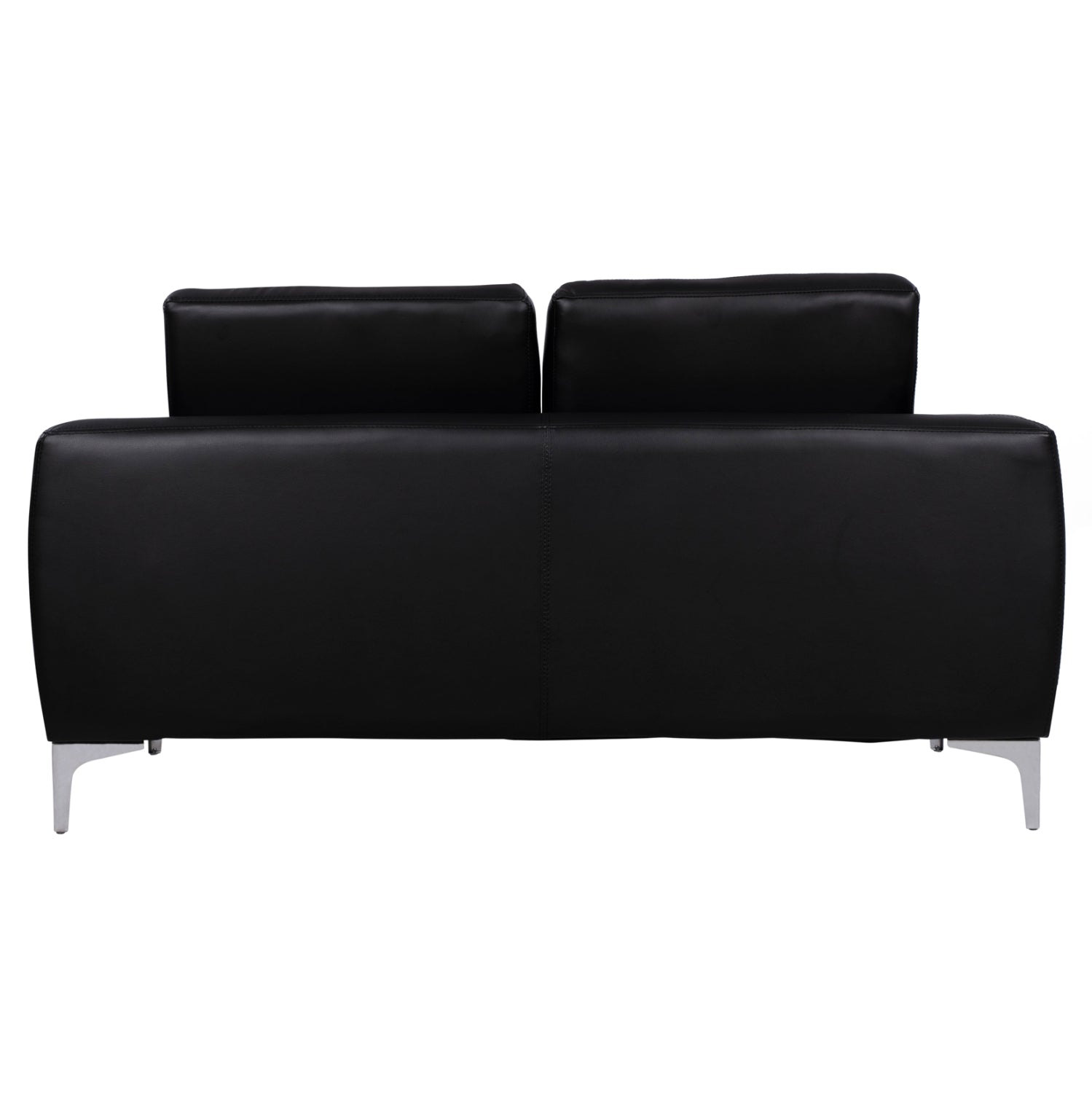 Диван двуместен KENZIE  с черен pu 142x81x81 см