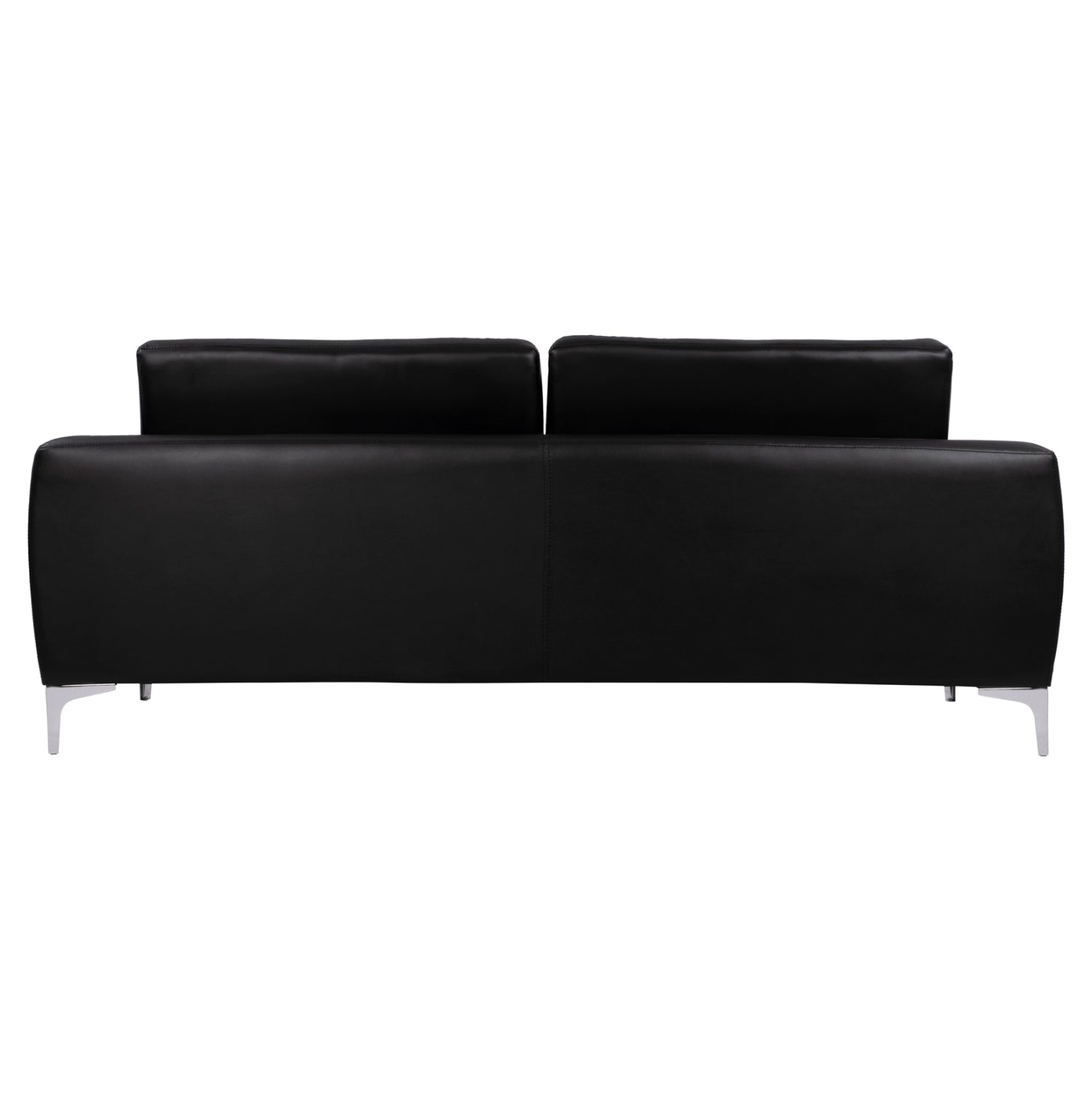 Триместен диван KENZIE   изкуствена кожа в черен нюанс 190x81x81 см.