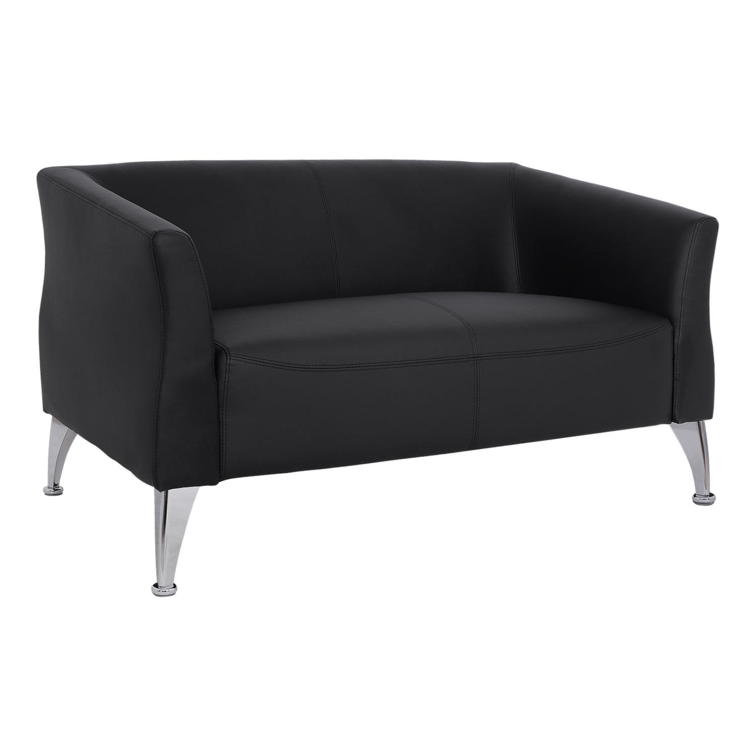 Диван  KIANA черен цвят  PU  130x75x71см