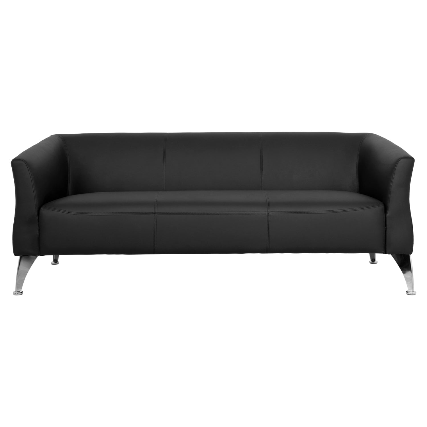 Триместен диван  KIANA  3/ PU /черен 180x75x71см