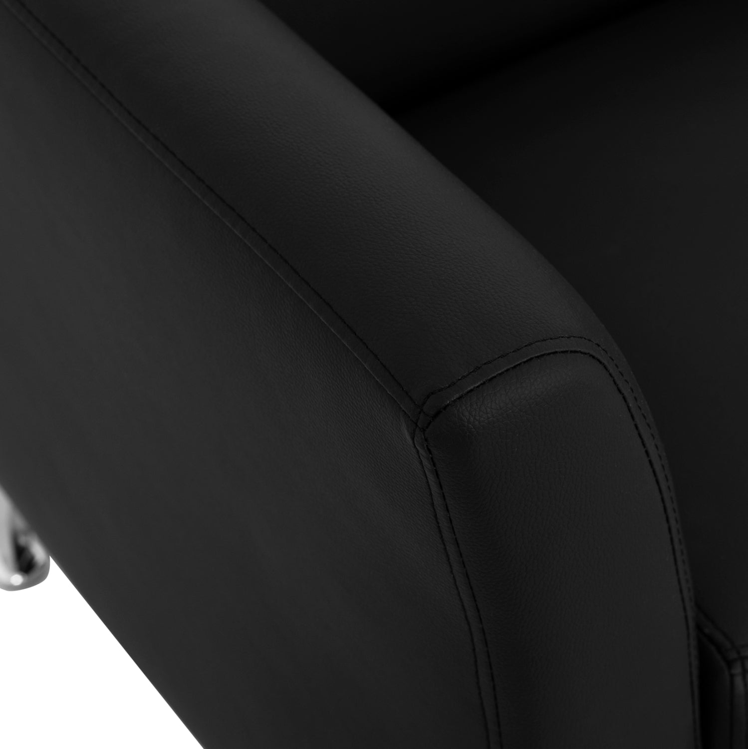 Триместен диван  KIANA  3/ PU /черен 180x75x71см