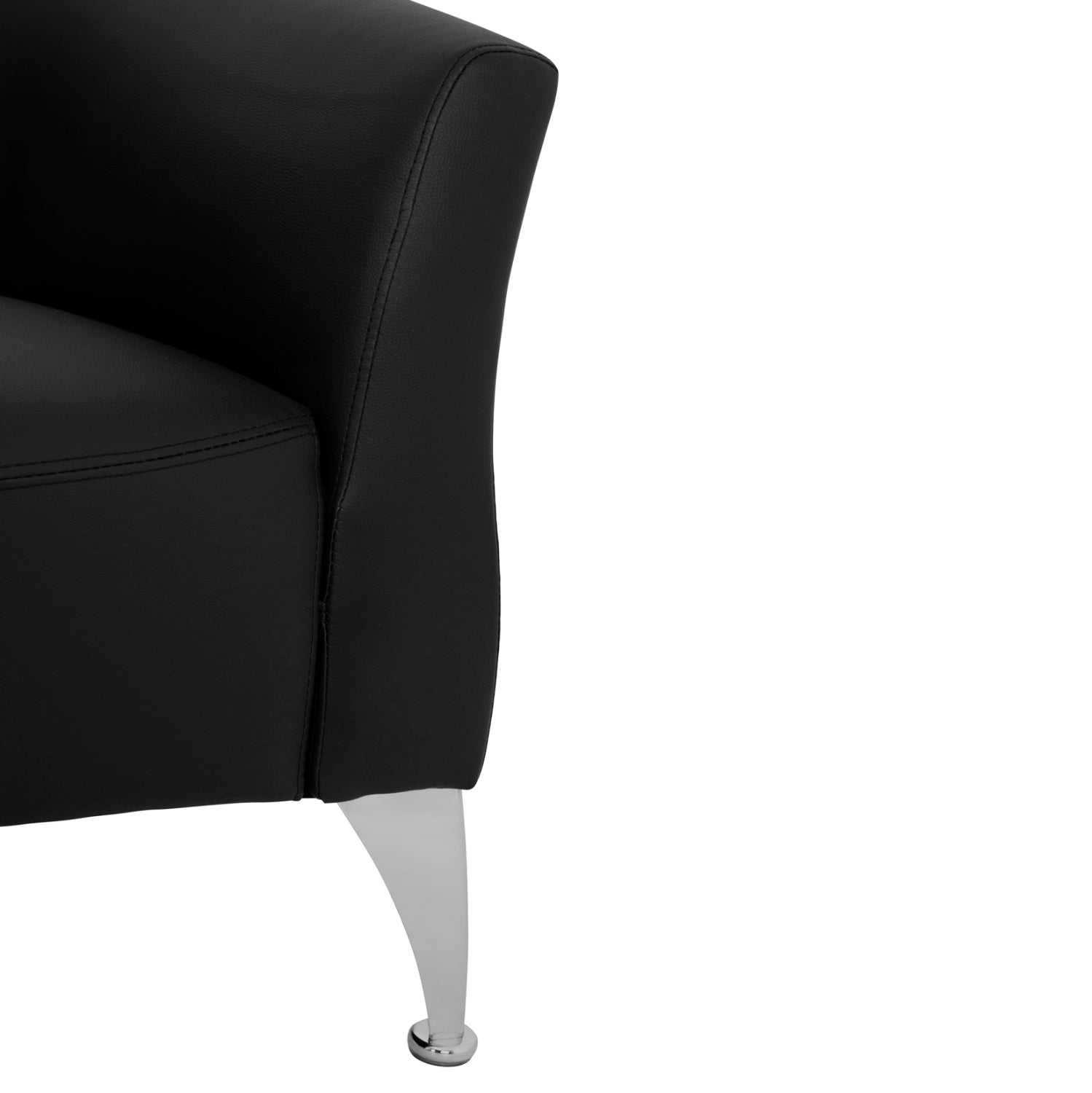 Триместен диван  KIANA  3/ PU /черен 180x75x71см