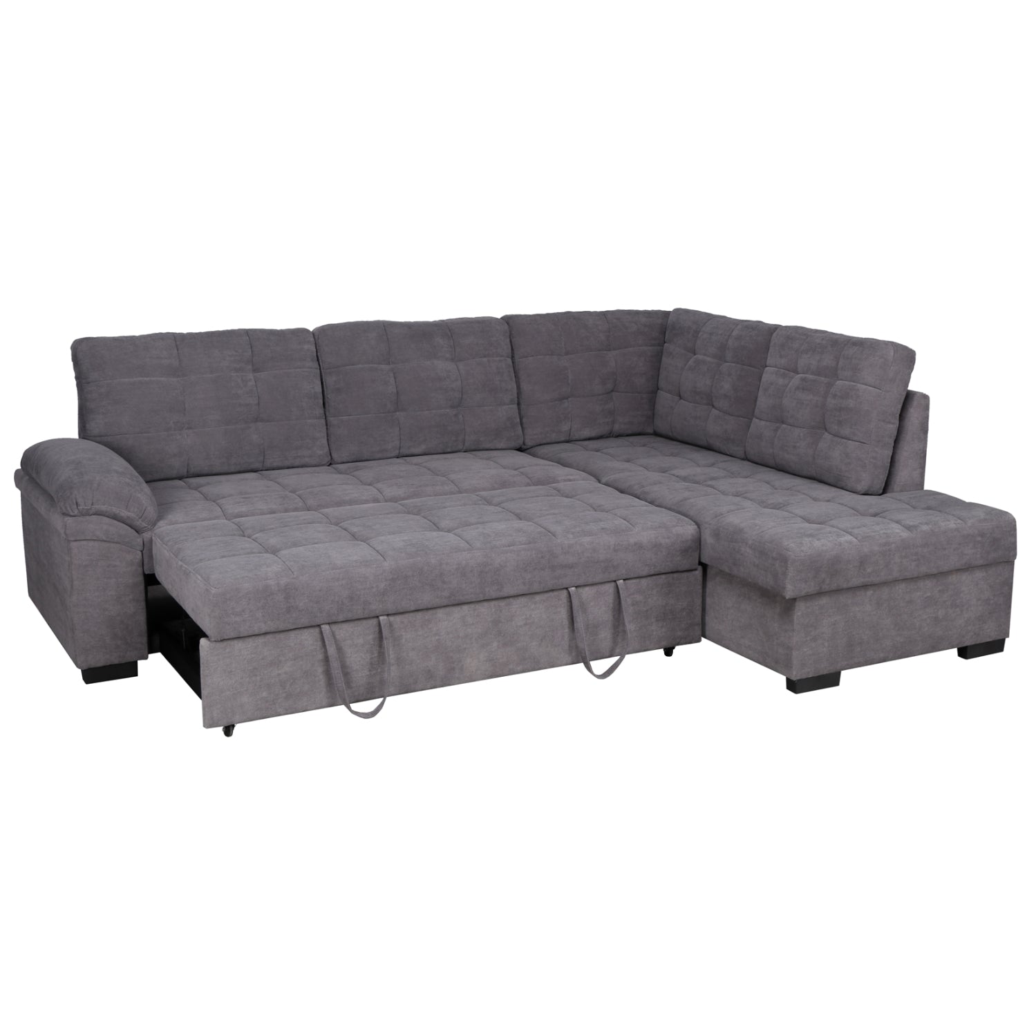 Диван Жаде десен ъгъл сив цвят  252x159x84H см