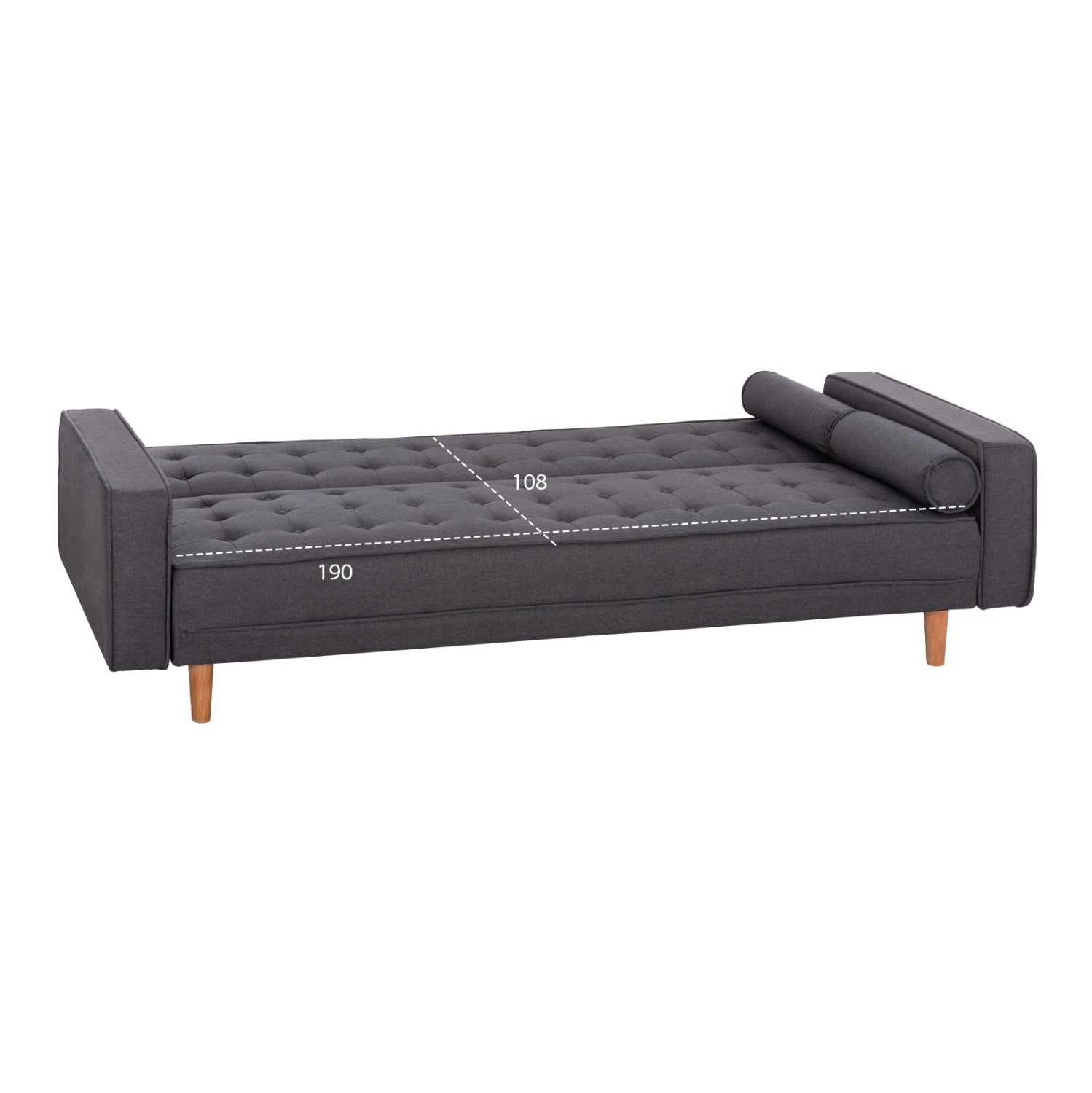 Разтегателен диван салвадорсив цвят