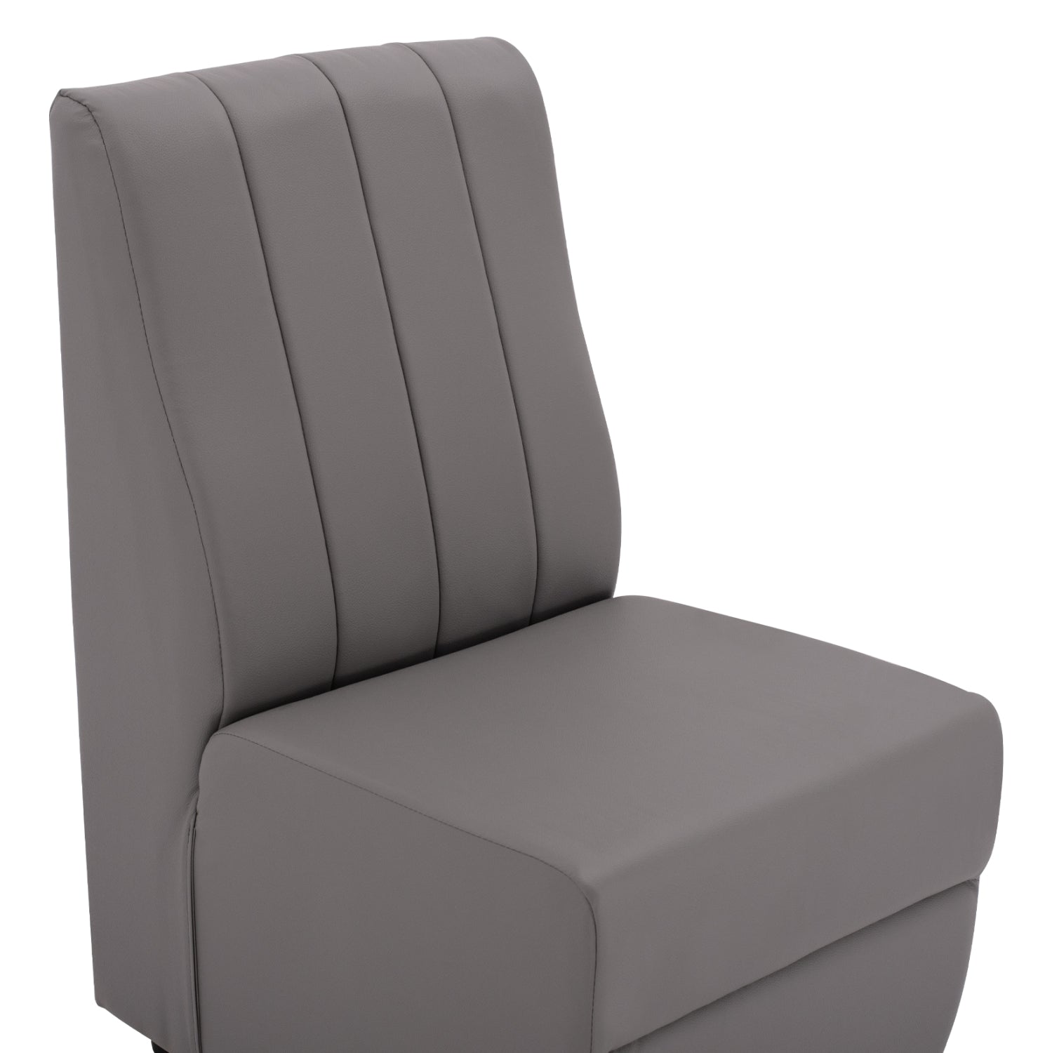 Кресло Ландон сив цвят  изкуствена кожа 51x66x93