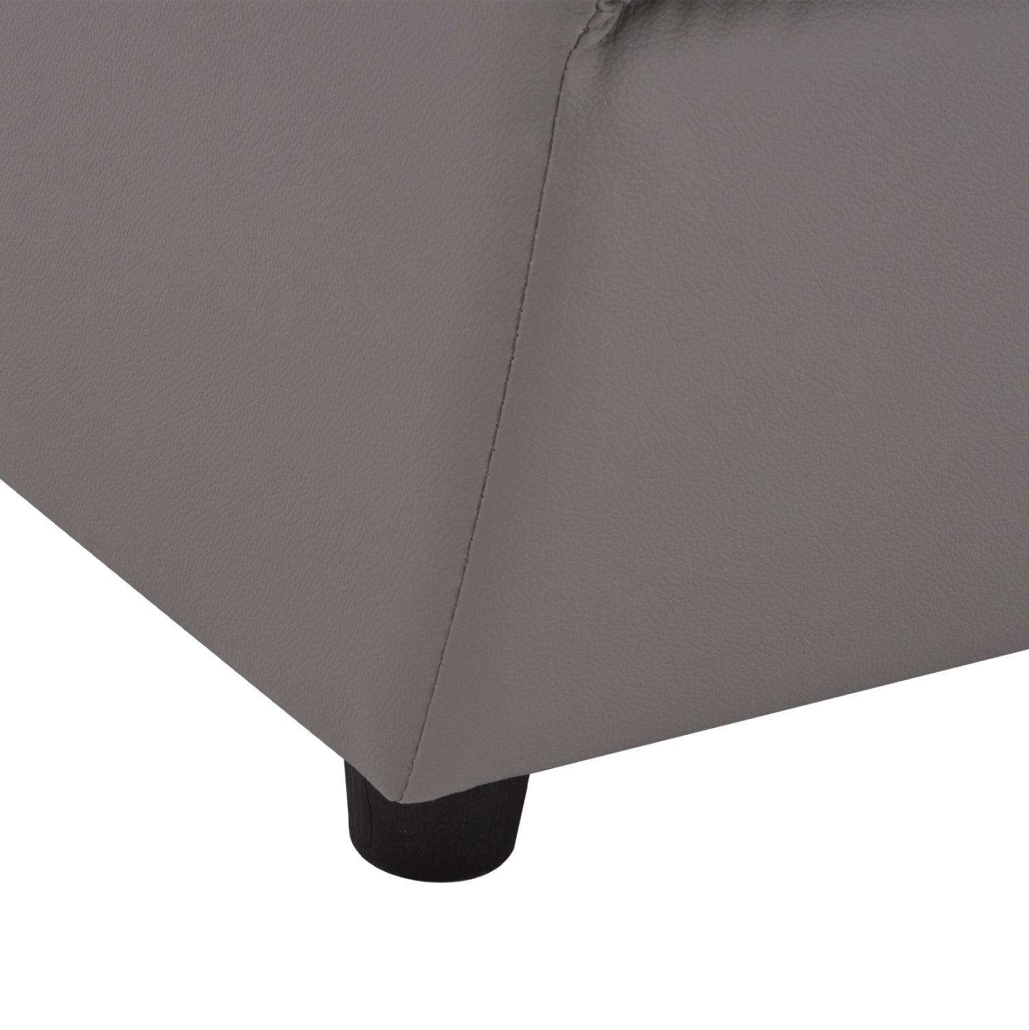 Кресло Ландон сив цвят  изкуствена кожа 51x66x93