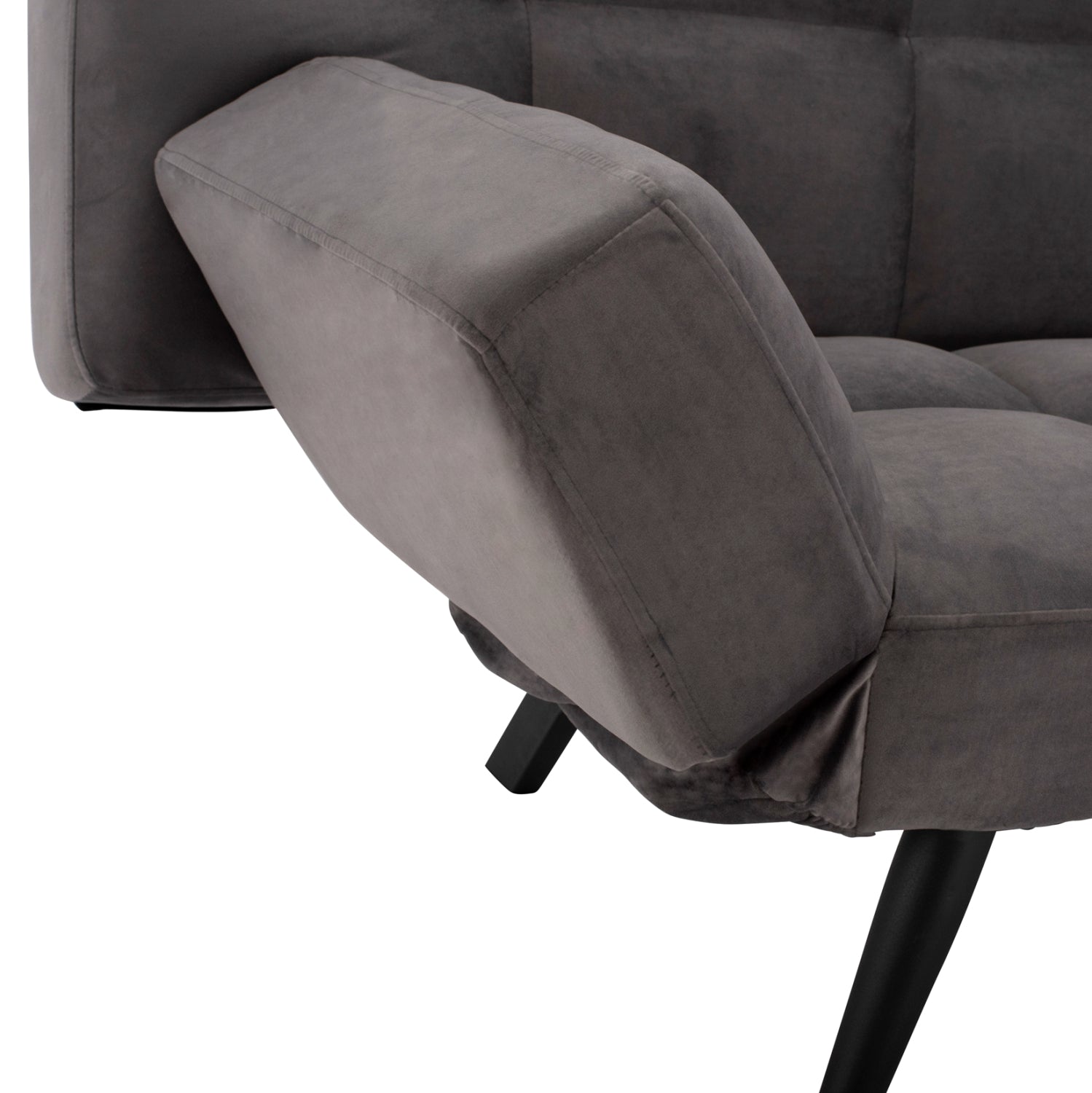 Канапе легло сив цвят  182x80x88 см.