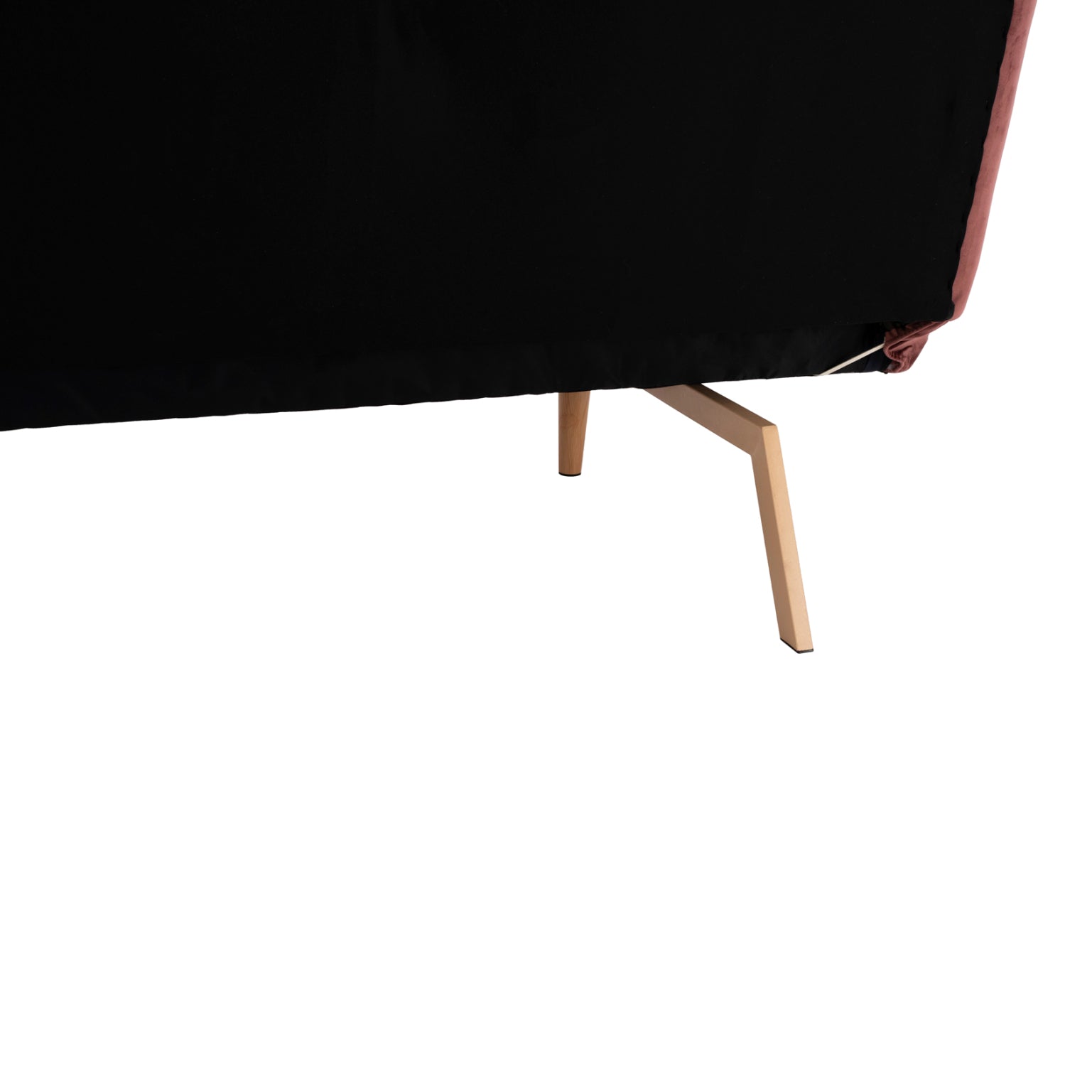 Разтегателно канапе велудорозов цвят