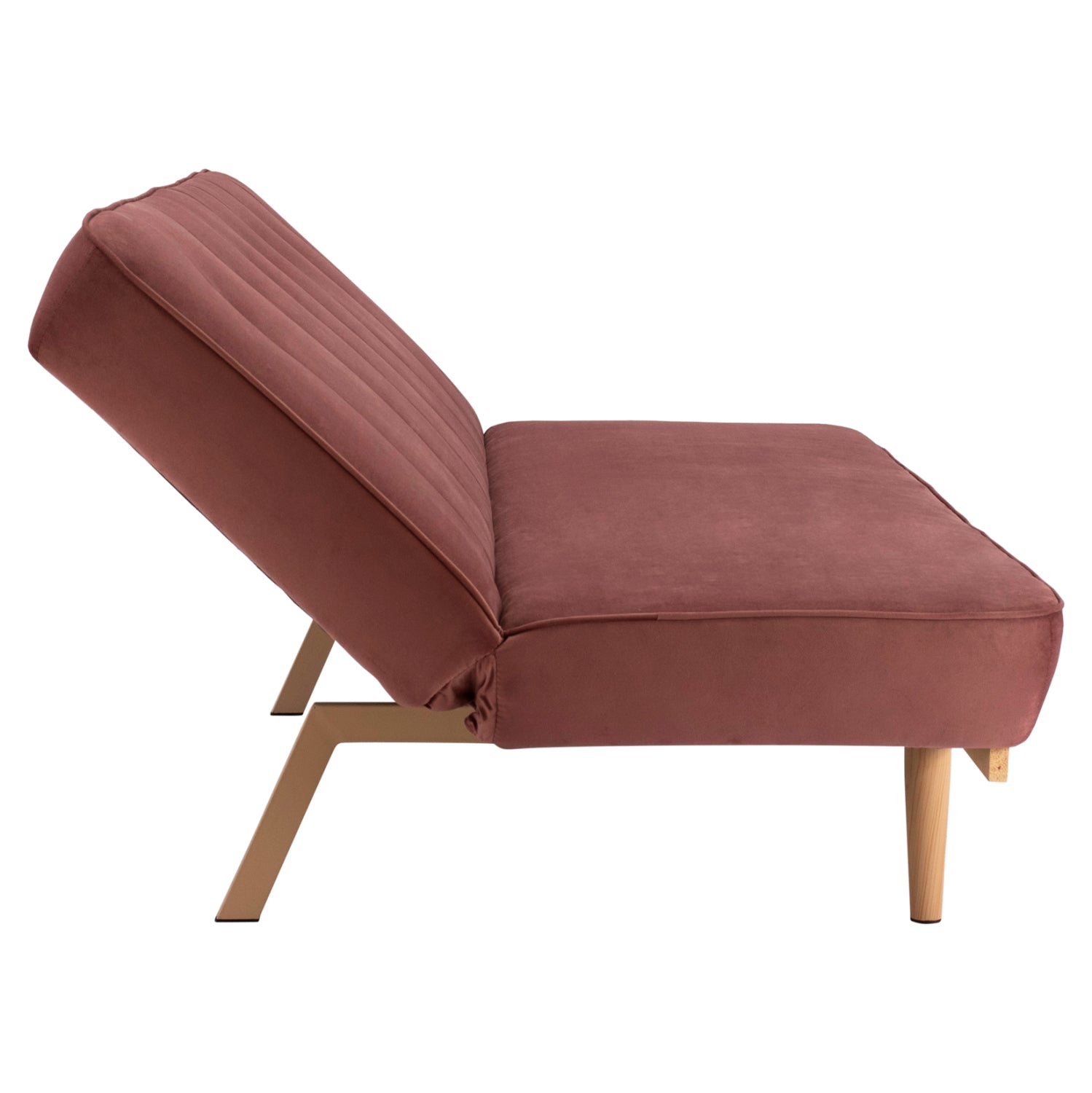 Разтегателно канапе велудорозов цвят