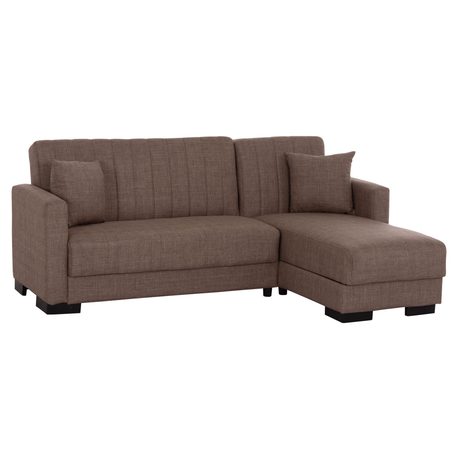 Ъглов диванкафяв цвят