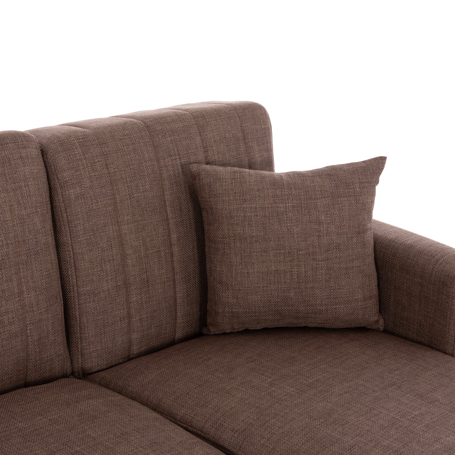 Ъглов диванкафяв цвят