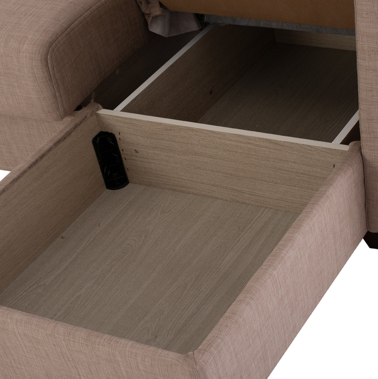 Ъглов диван КГ3244.02 кафяв цвят