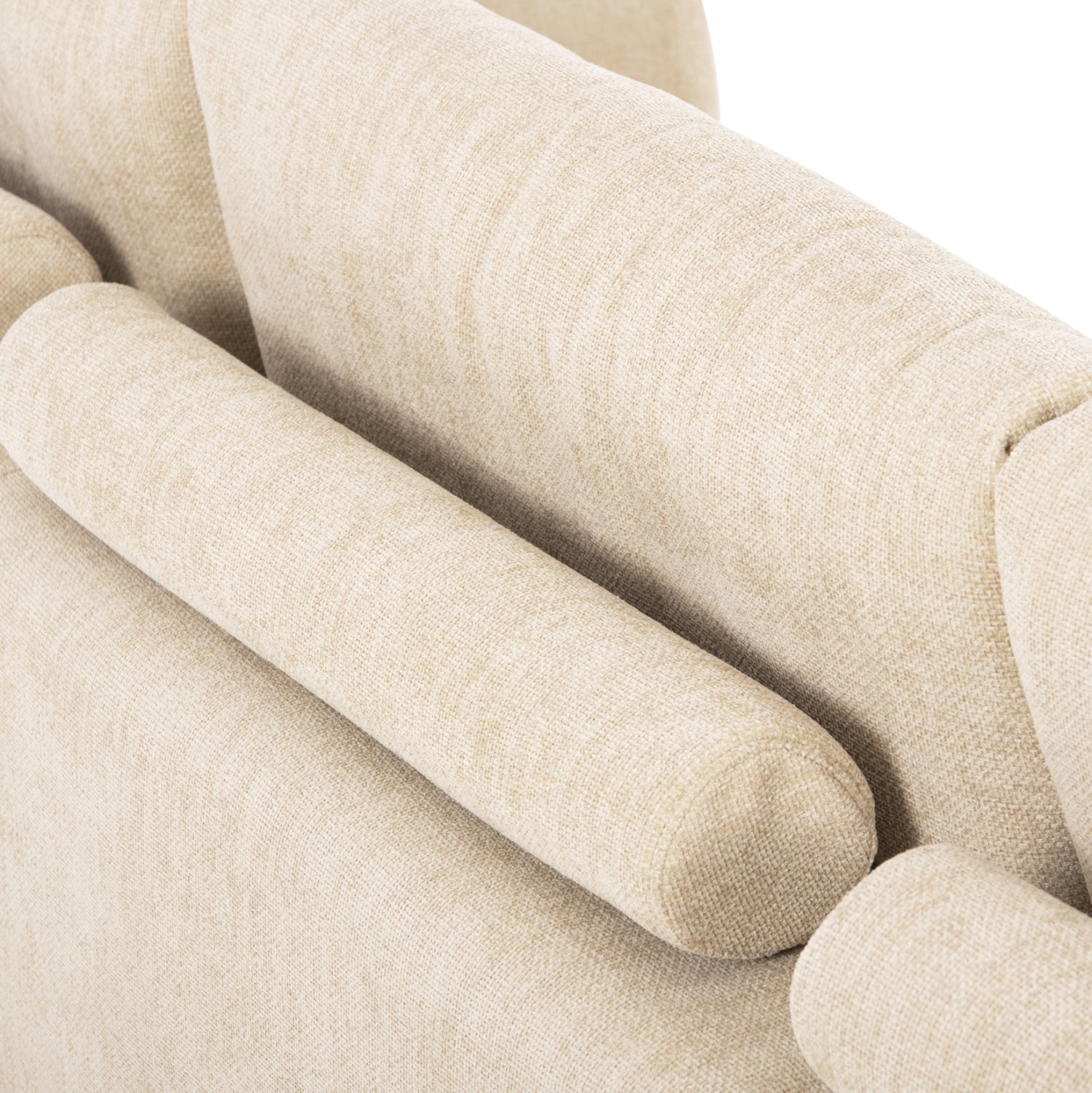 Ъглов диван (ляв)COVEN, плат екрю 298x102-208x85всм.