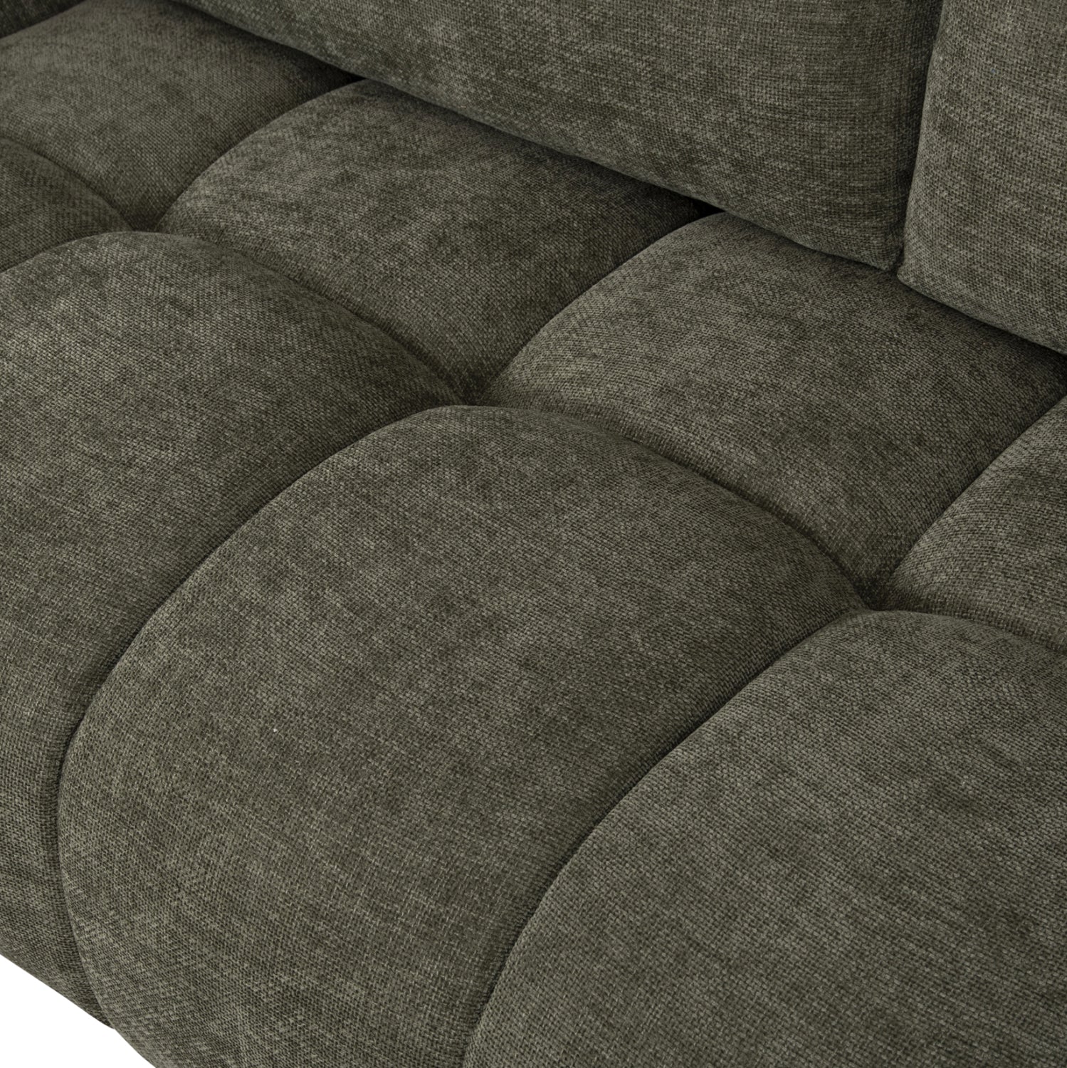 Ъглов диван коен ляв ъгълзелен цвят