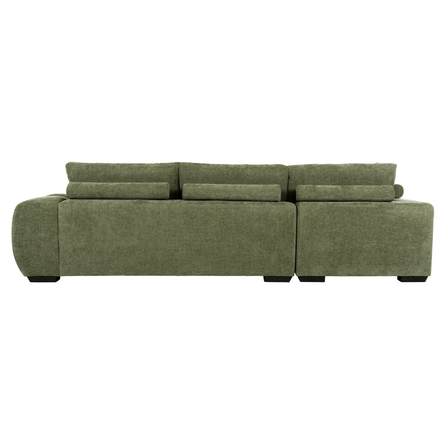 Ъглов диван (ляв) Coven зелен плат 298x102-208x85всм.