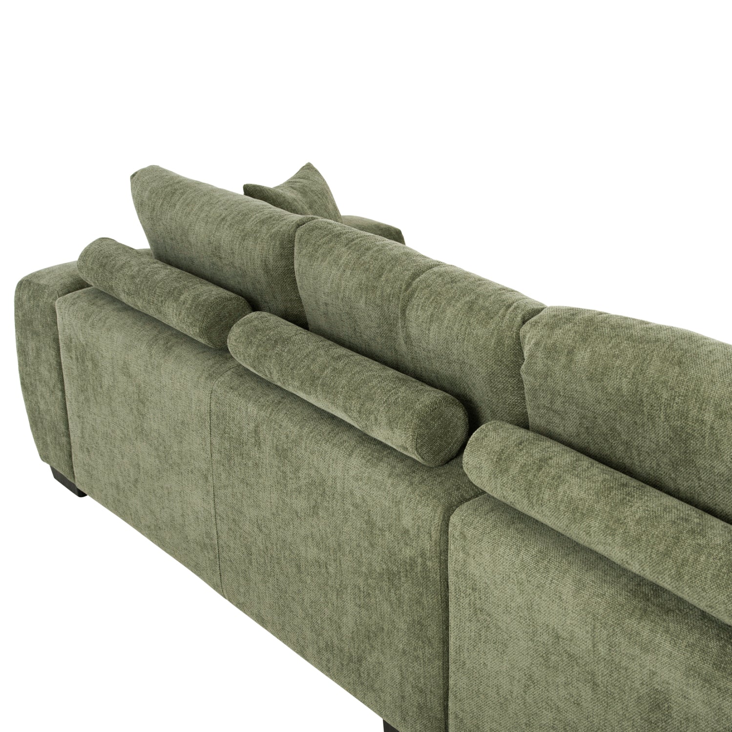 Ъглов диван (ляв) Coven зелен плат 298x102-208x85всм.