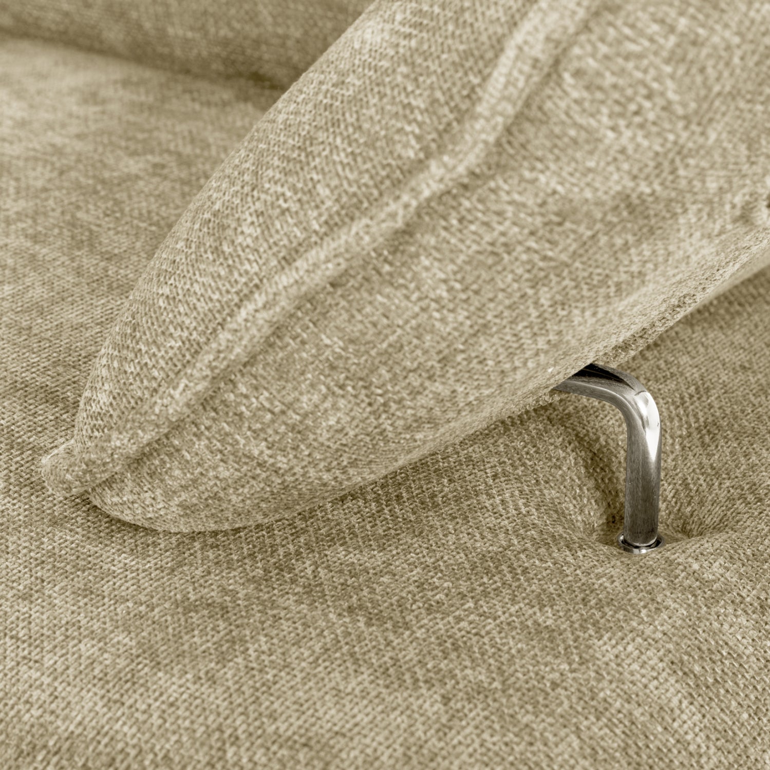 Ъглов диван кони ляв ъгълцвят екрю