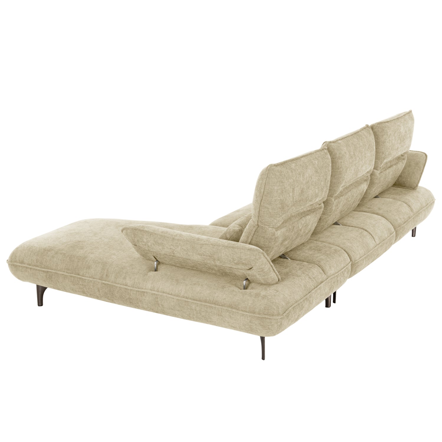 Ъглов диван кони десен ъгълцвят екрю