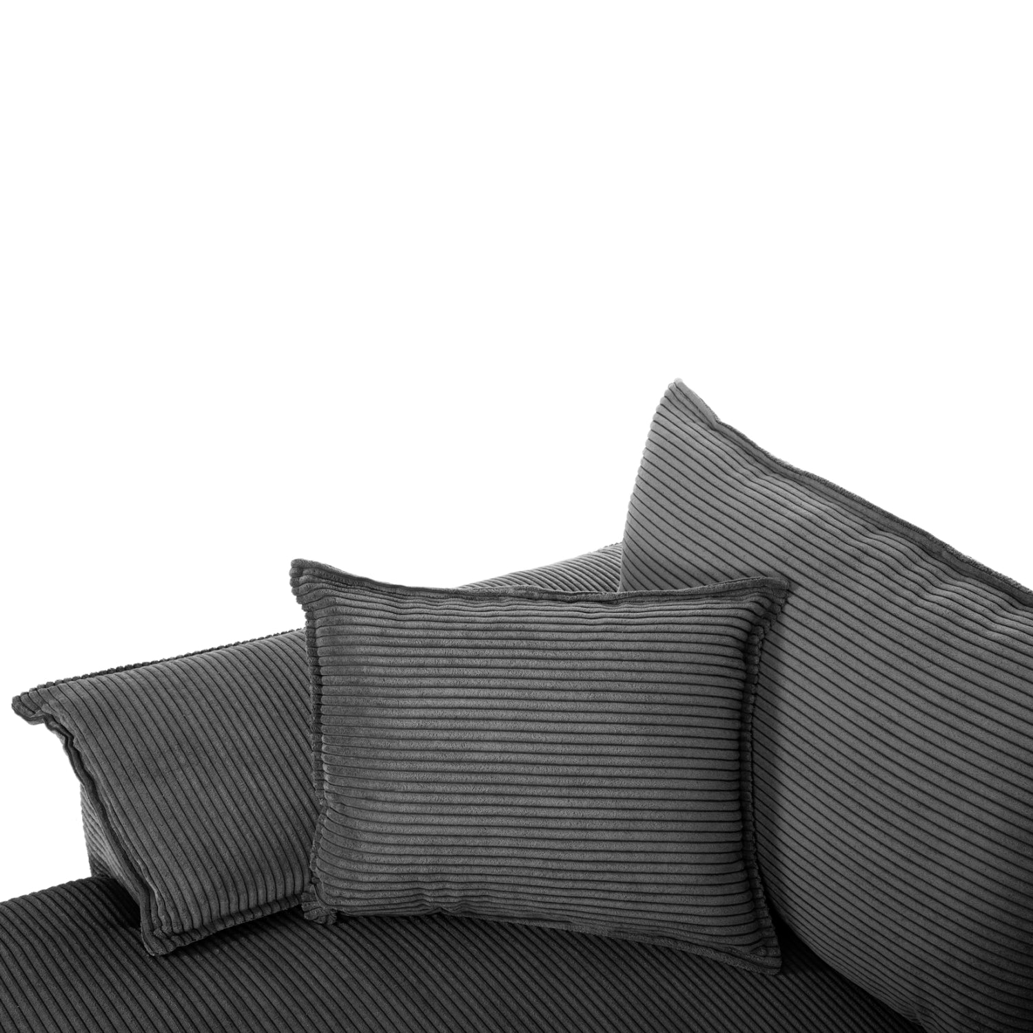 Ъглов диван алдо десен ъгъл КГ3276.02r сив цвят