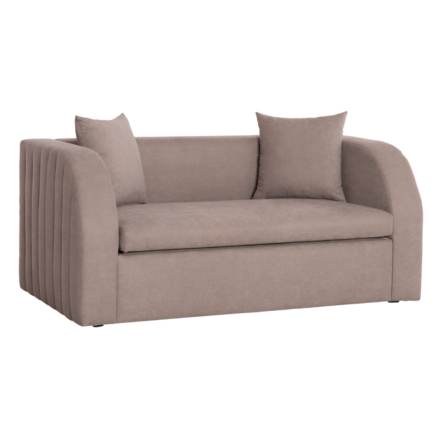 Диван легло ilsa бежов дамас сгънат с матрак 160x88x68h