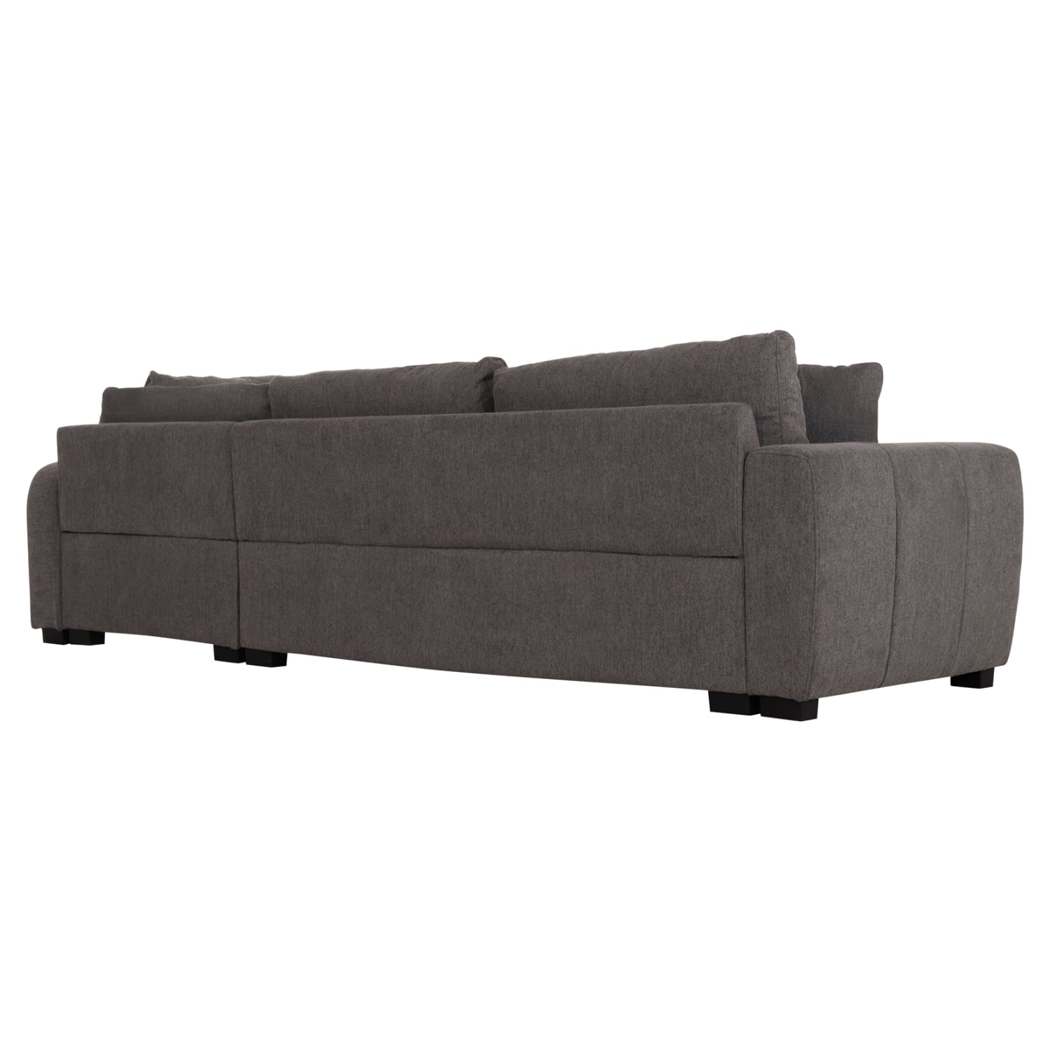 Ъглов диван, объртаем, medel, сив, pe платена, 290x208x80см