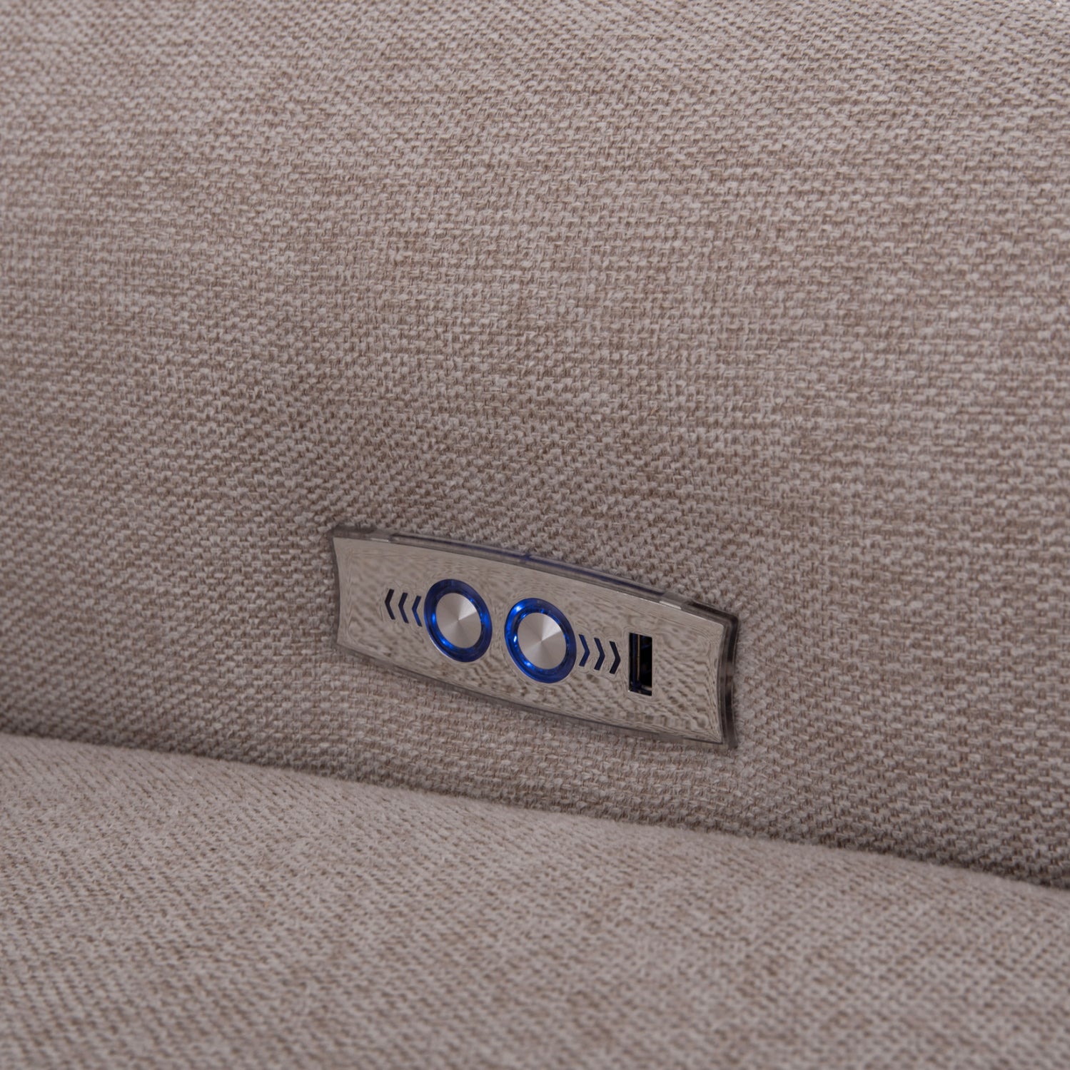 Ъглов диван с регулиращ се облегател, платов oracle bee, 293x293x98см.