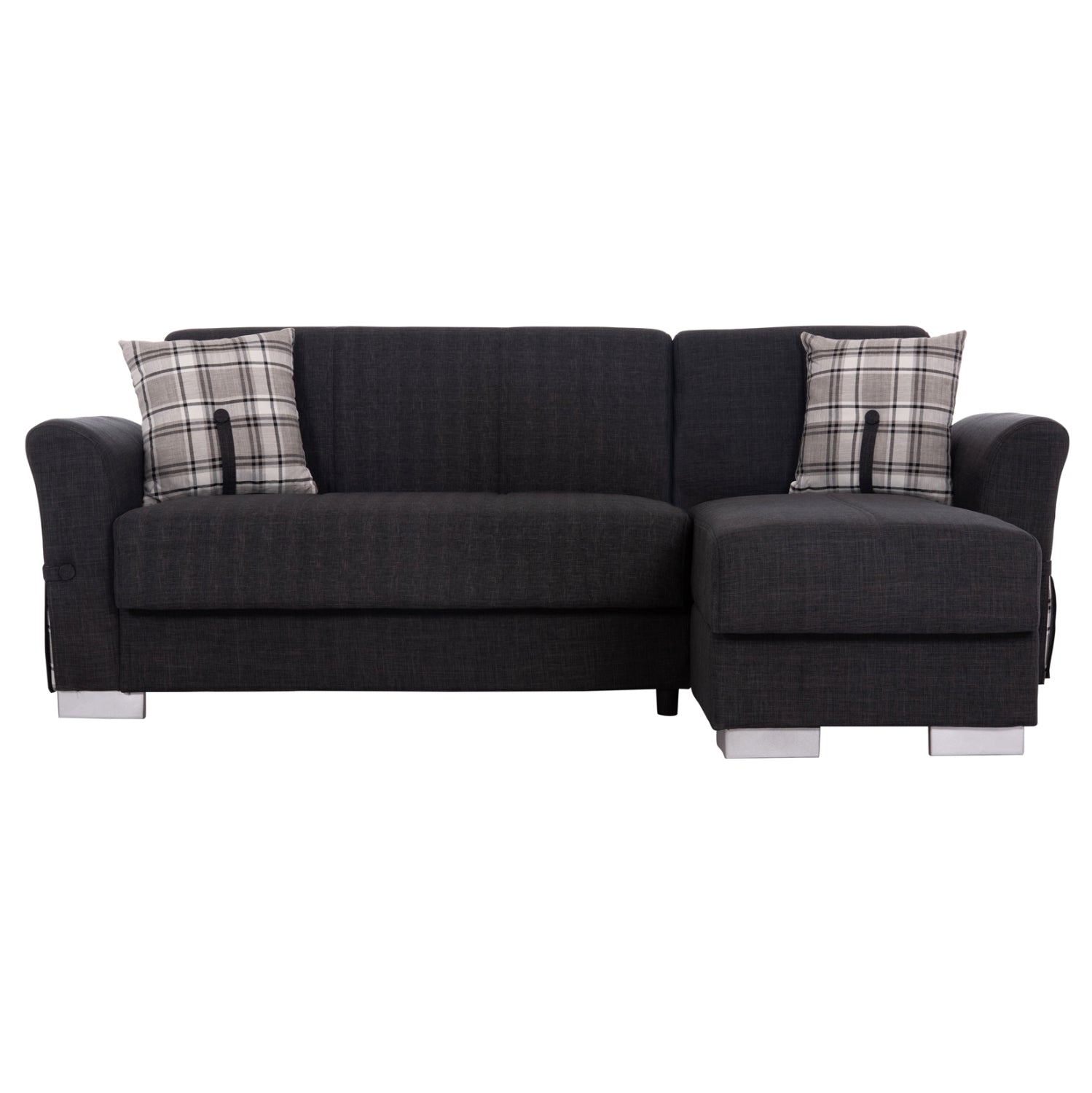 Ъглов разтегател с място за съхранение бронко карбон дама 218x138x77y