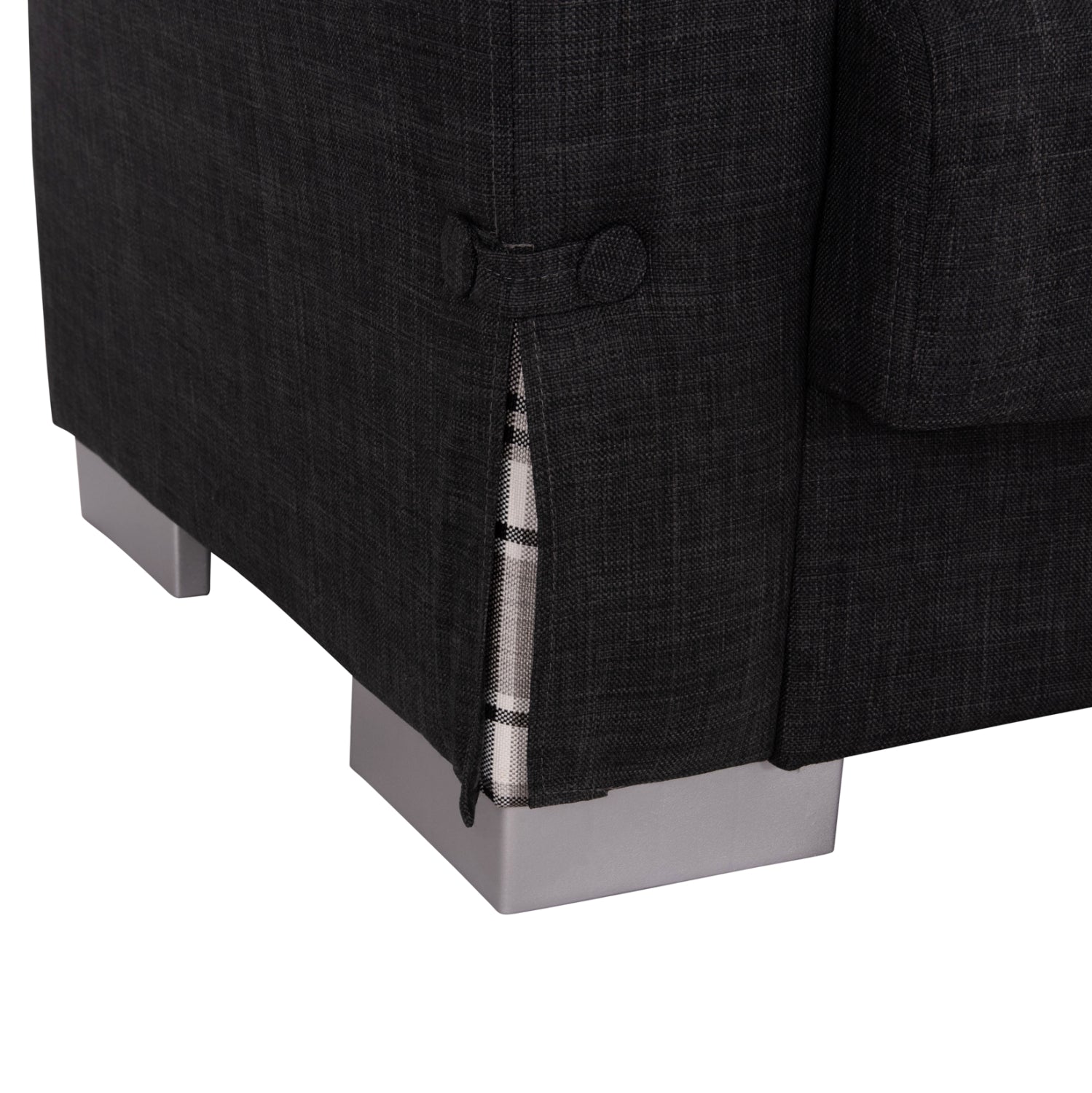 Ъглов разтегател с място за съхранение бронко карбон дама 218x138x77y