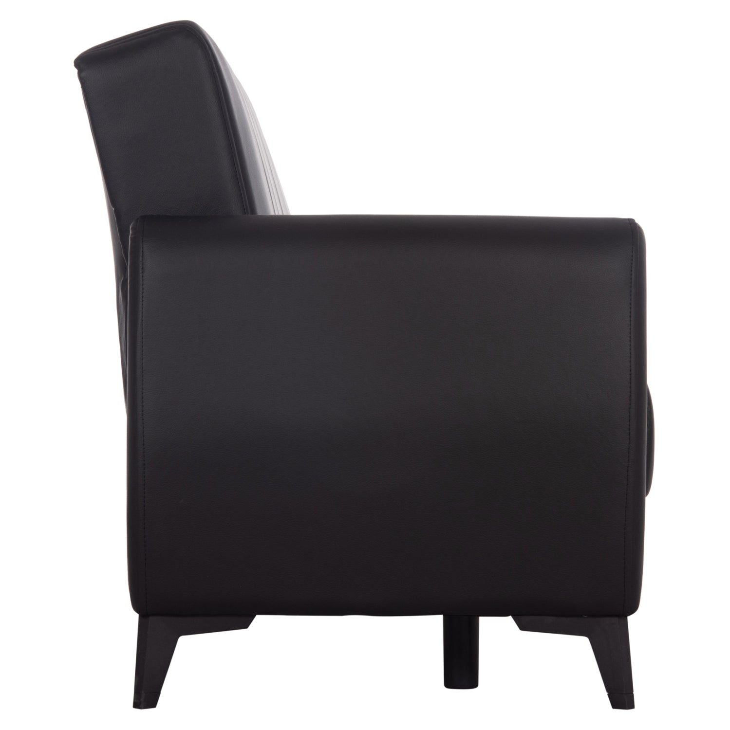 Разтегателен диван с място за съхранение nikko черен pu 144x75x84см.