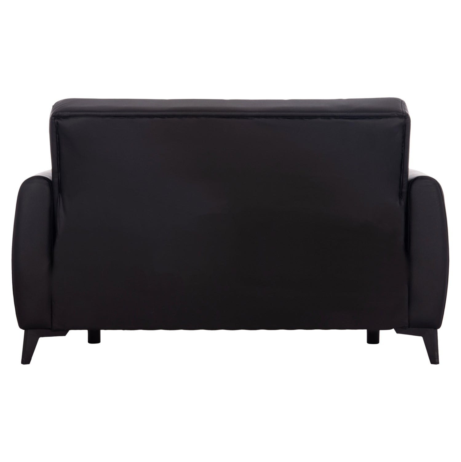 Разтегателен диван NIKKO  с място за съхранение  черен pu 144x75x84см.