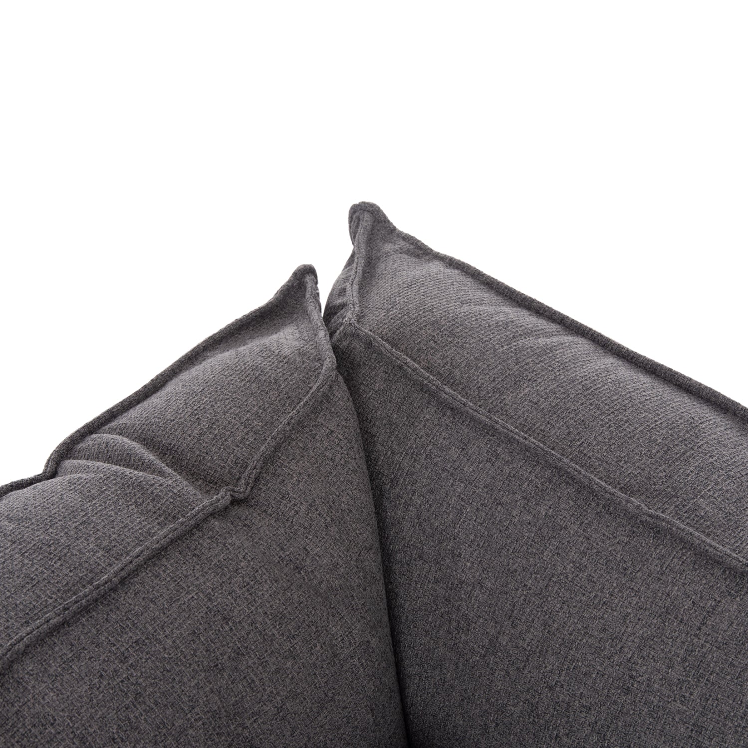 Ъглов разтегател с място за съхранение дама сафира сив 270x195x100см.