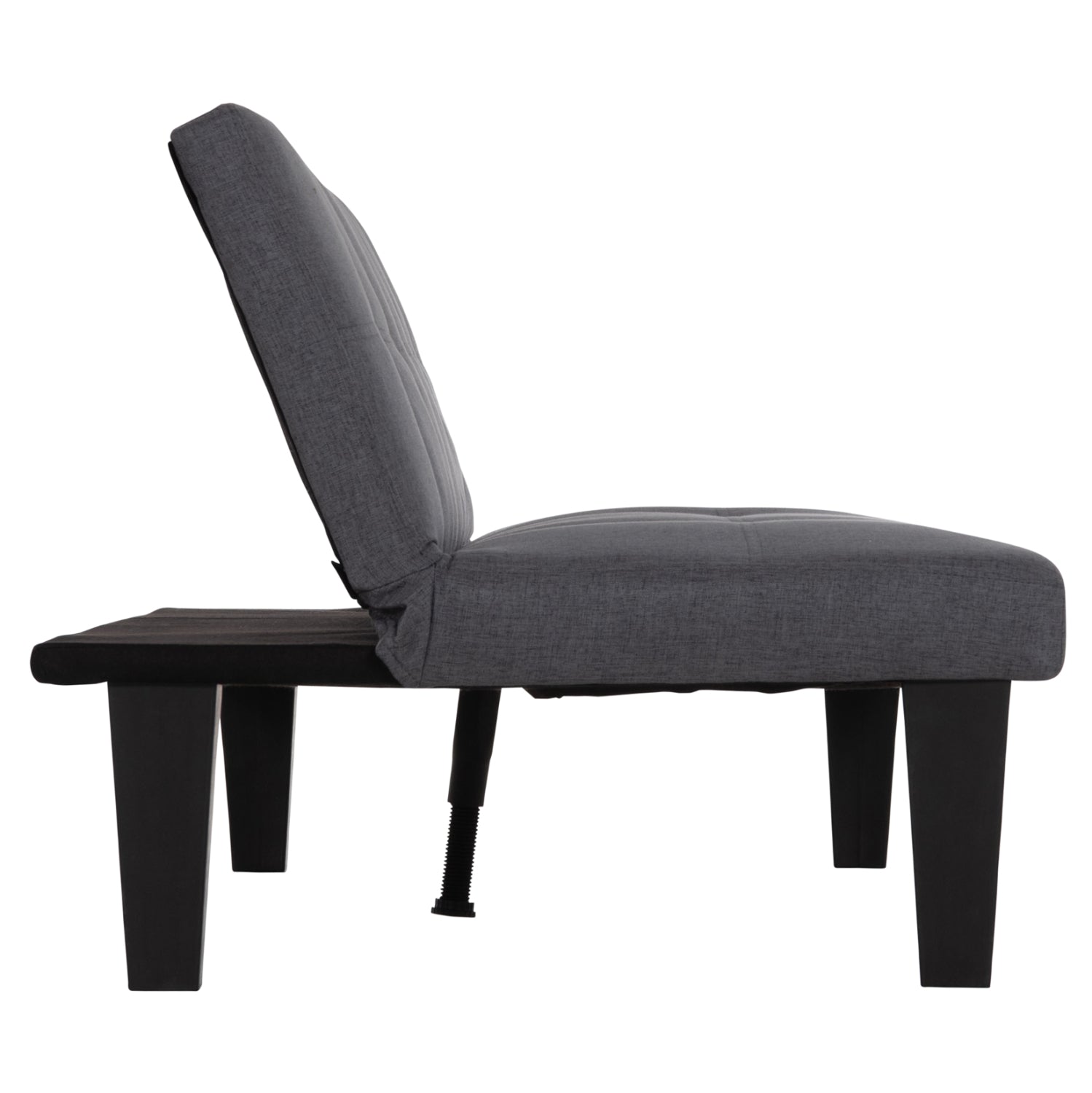 Триместен разтегаем диван Koro сив изкуствена кожа 165x75x64см