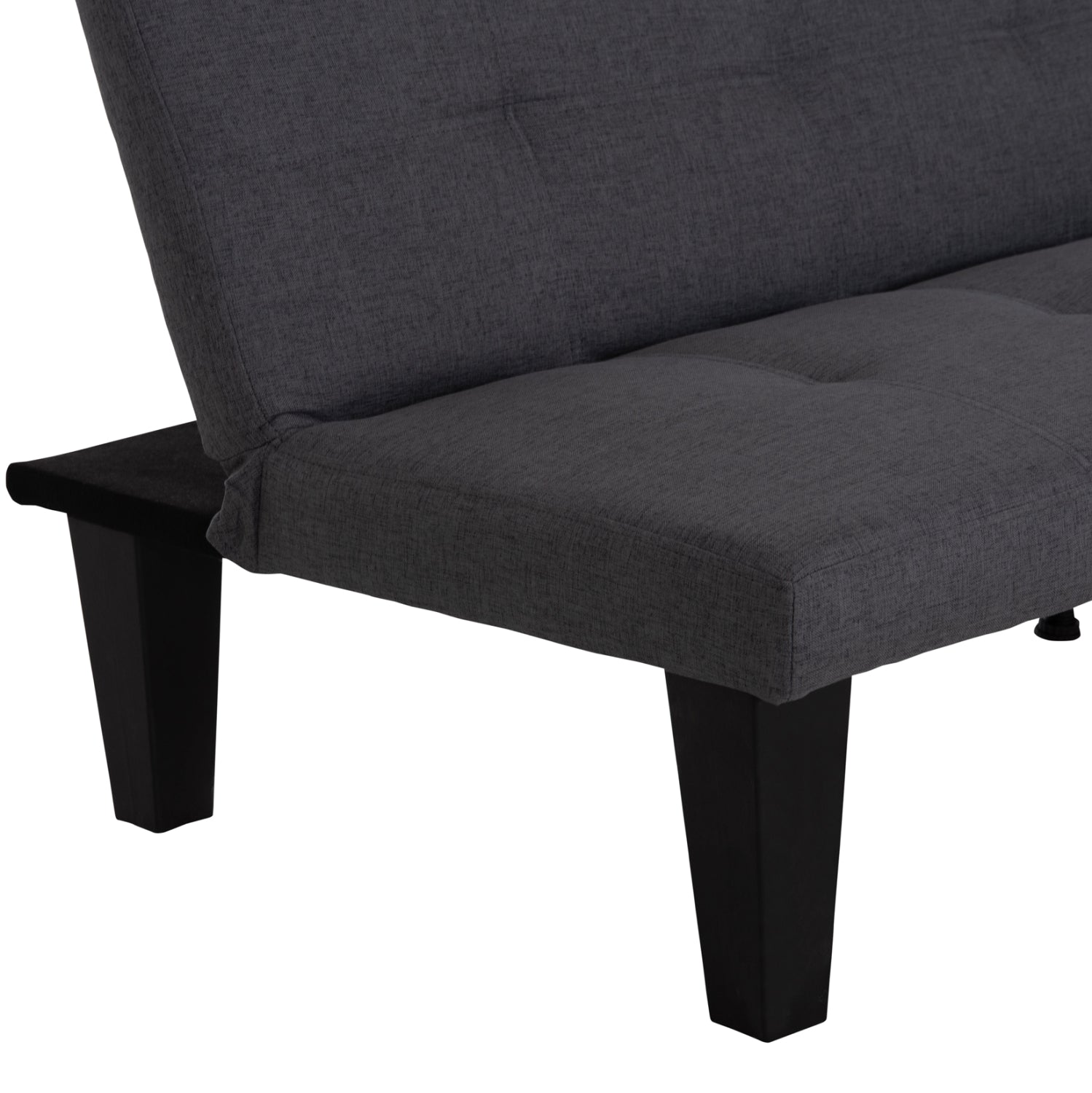 Триместен разтегаем диван Koro сив изкуствена кожа 165x75x64см