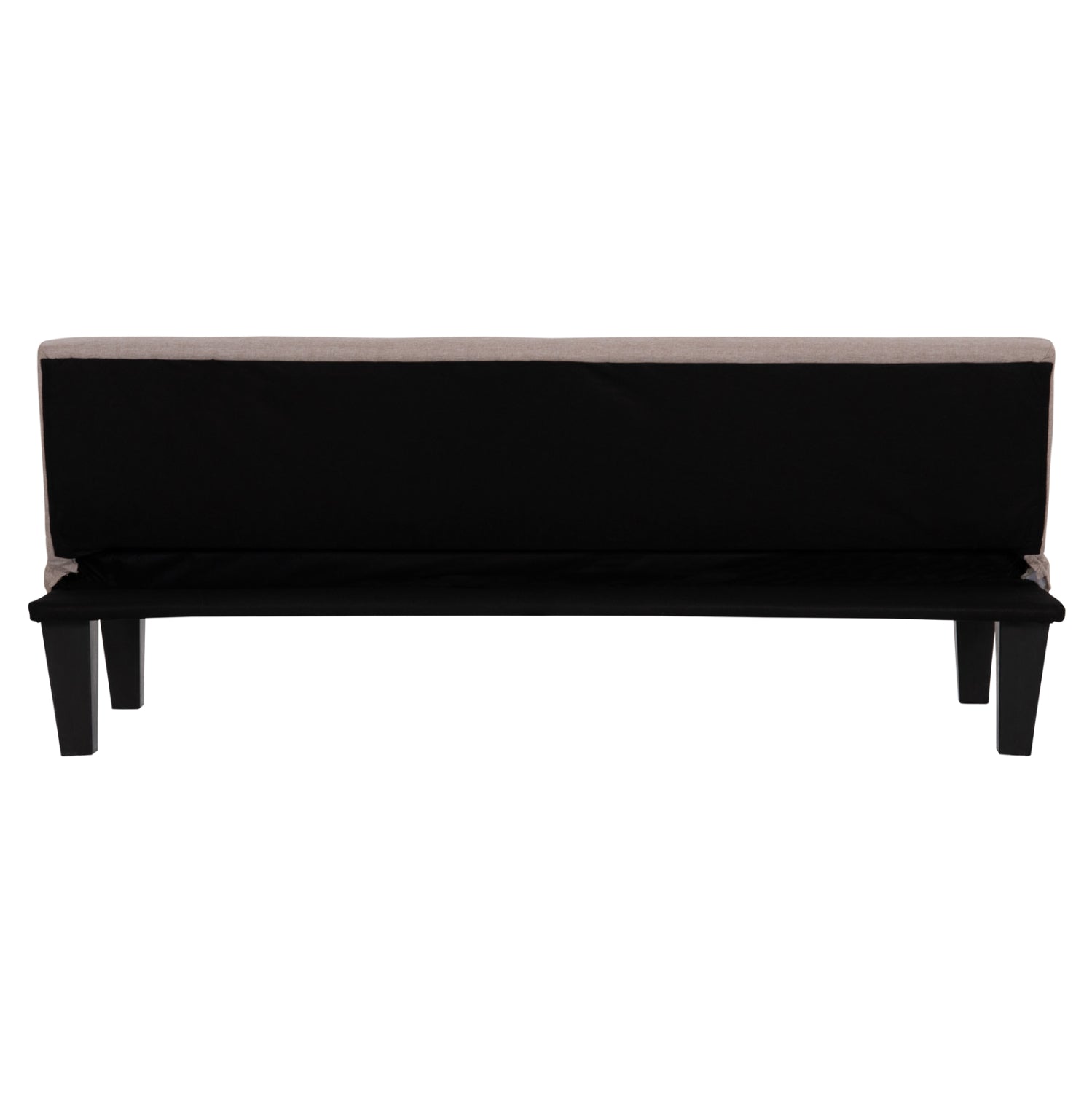 Триместен разтегаем диван Koro бежов изкуствена кожа 165x75x64см