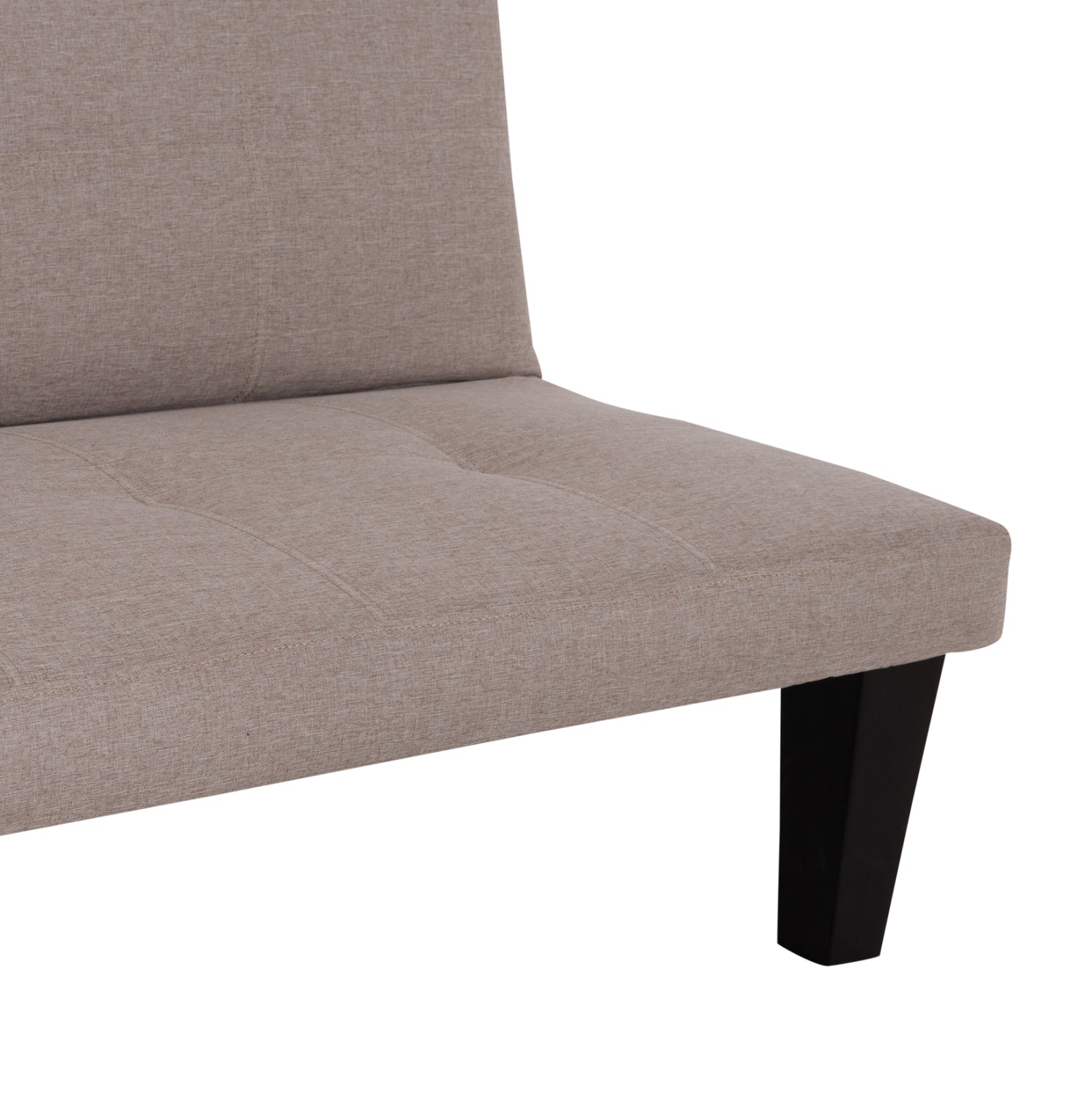 Триместен разтегаем диван Koro бежов изкуствена кожа 165x75x64см