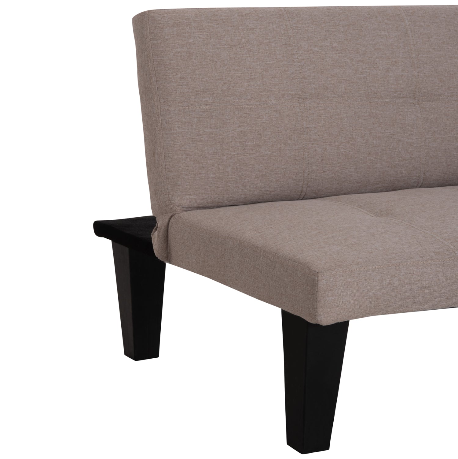 Триместен разтегаем диван Koro бежов изкуствена кожа 165x75x64см