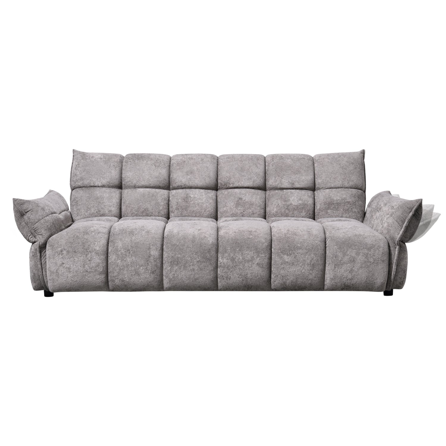 Разтегащ диван melu сив платеж -- седалка с джобни пружини 240-250x90x85всм.