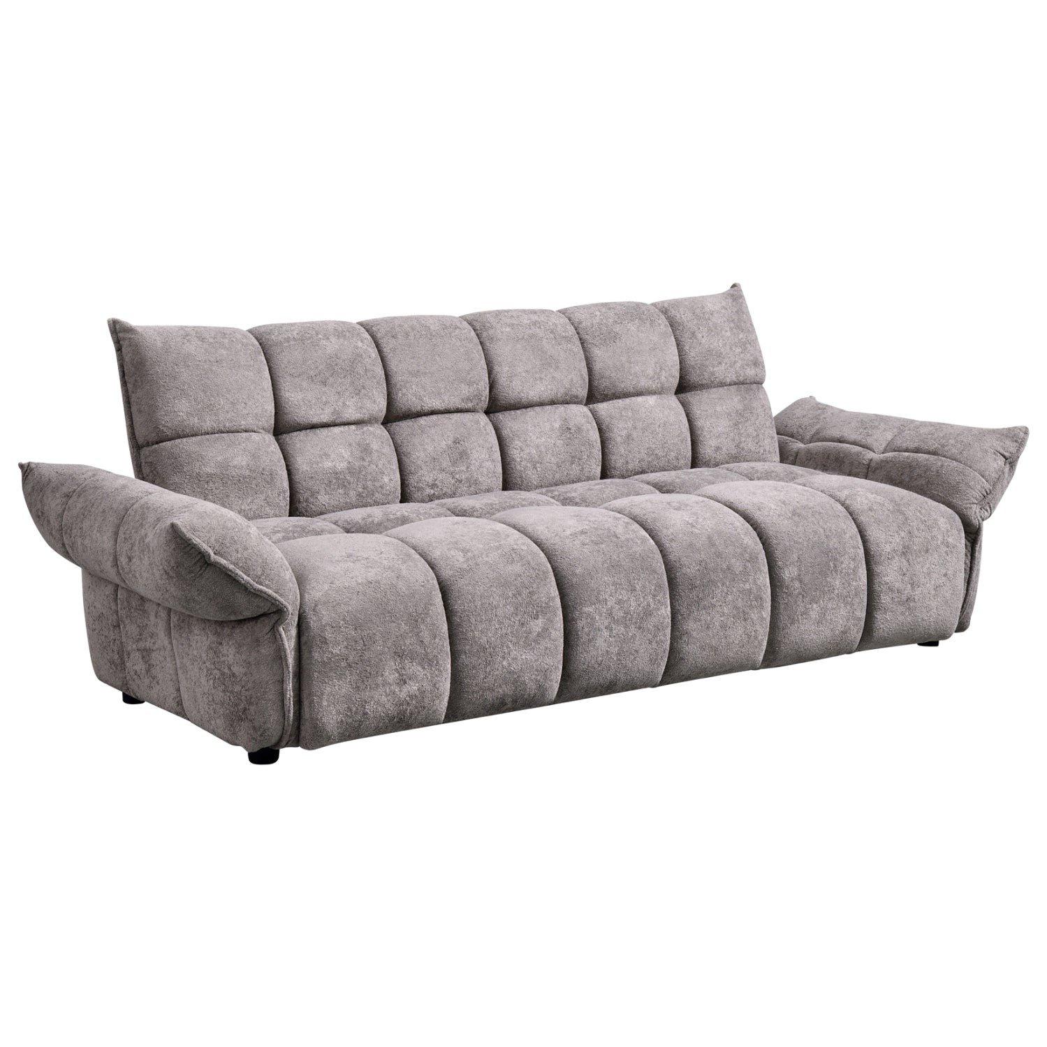 Разтегащ диван melu сив платеж -- седалка с джобни пружини 240-250x90x85всм.