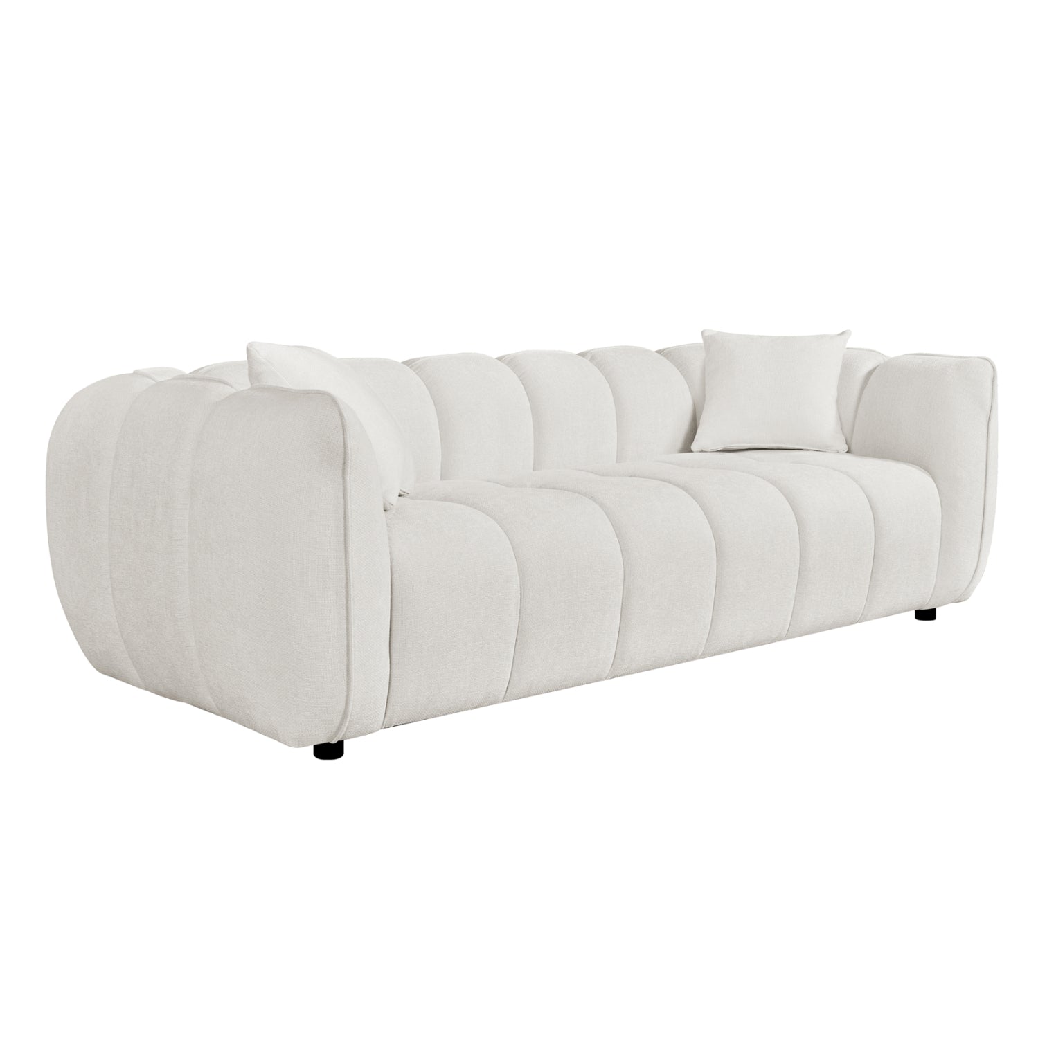Диван 3 места lykke плат екрю 229x89x70hсм.