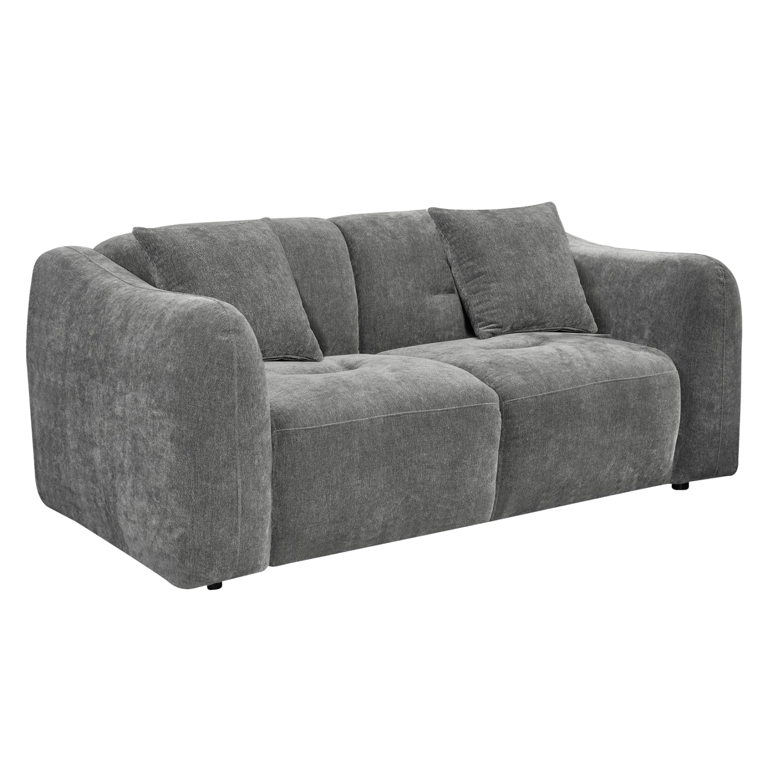Двуместен диван  JUNOA сив цвят 172x89x74см